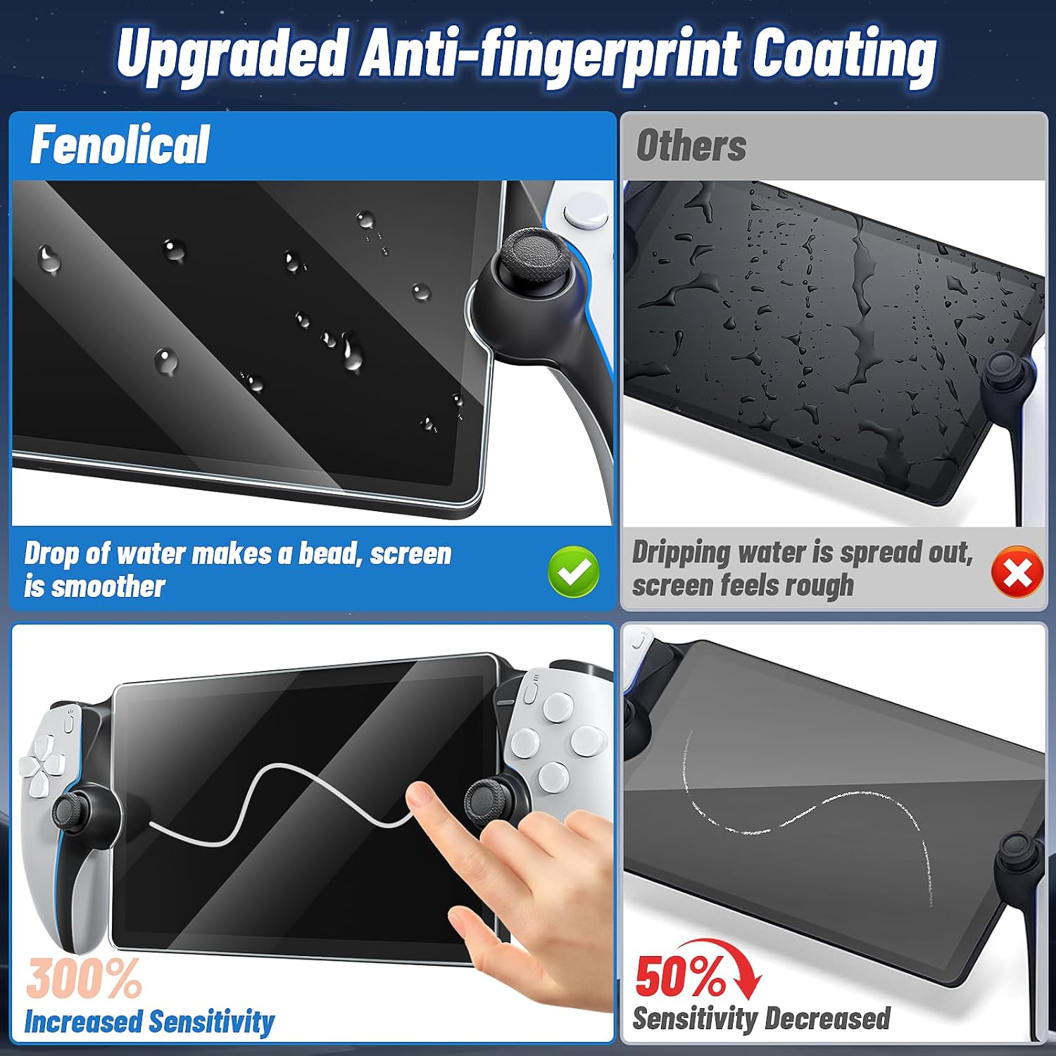 Thumbnail 5 de Fenolical Tempered Glass for PS Portal 8-inch
