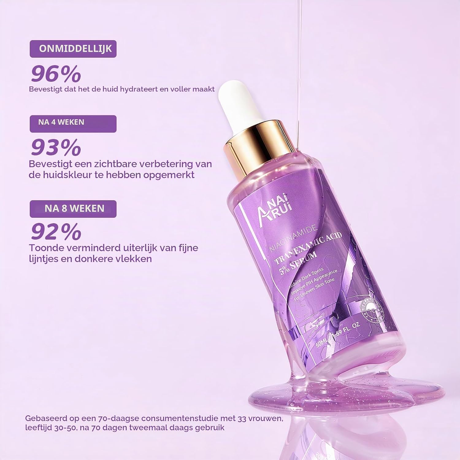Thumbnail 6 de ANAI RUI 5% tranexaminezuurserum met niacinamide en hyaluronzuur, 50 ml