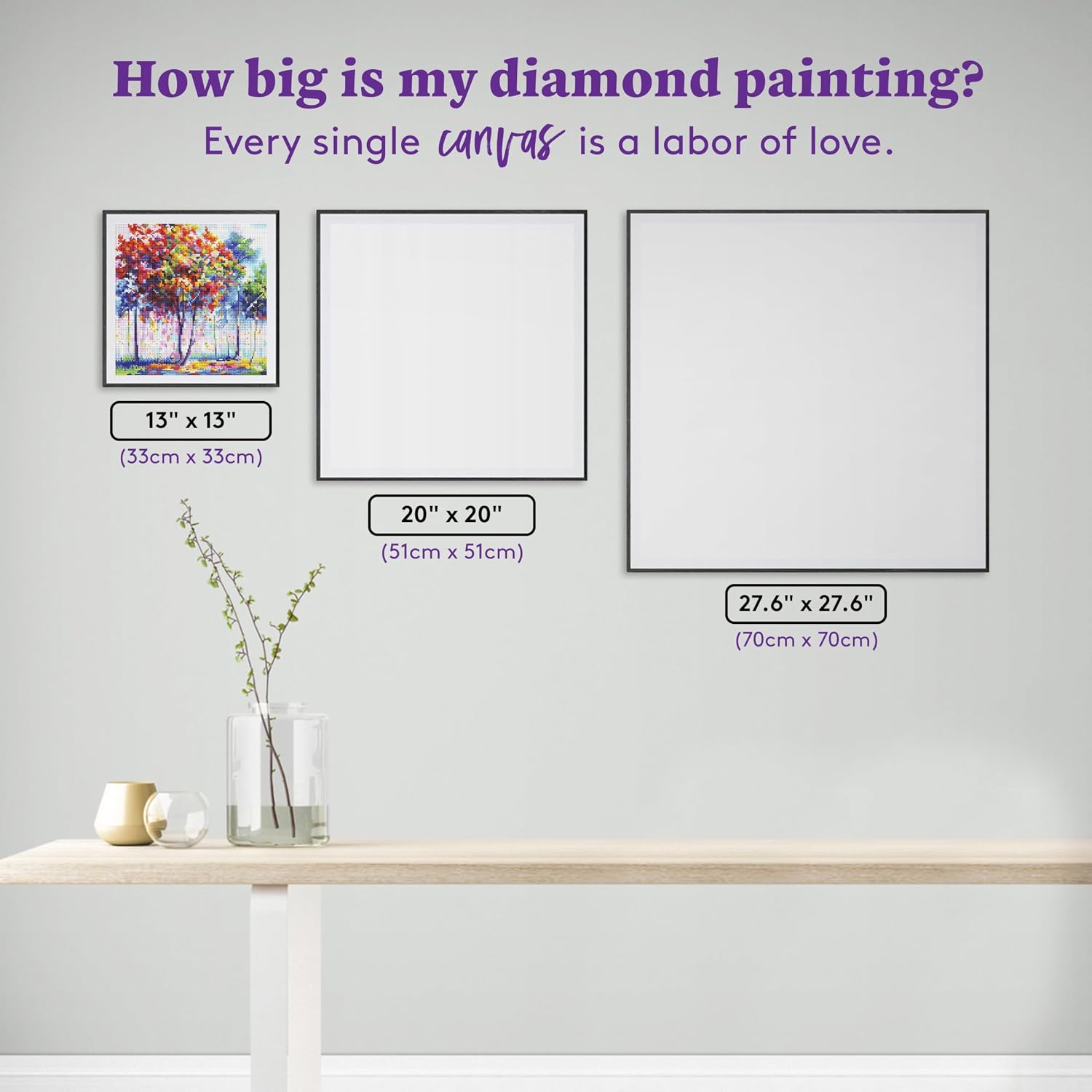 Thumbnail 3 de DIAMOND ART CLUB 孤独のダイヤモンドアートキット 33×33cm・丸型ビーズ59色