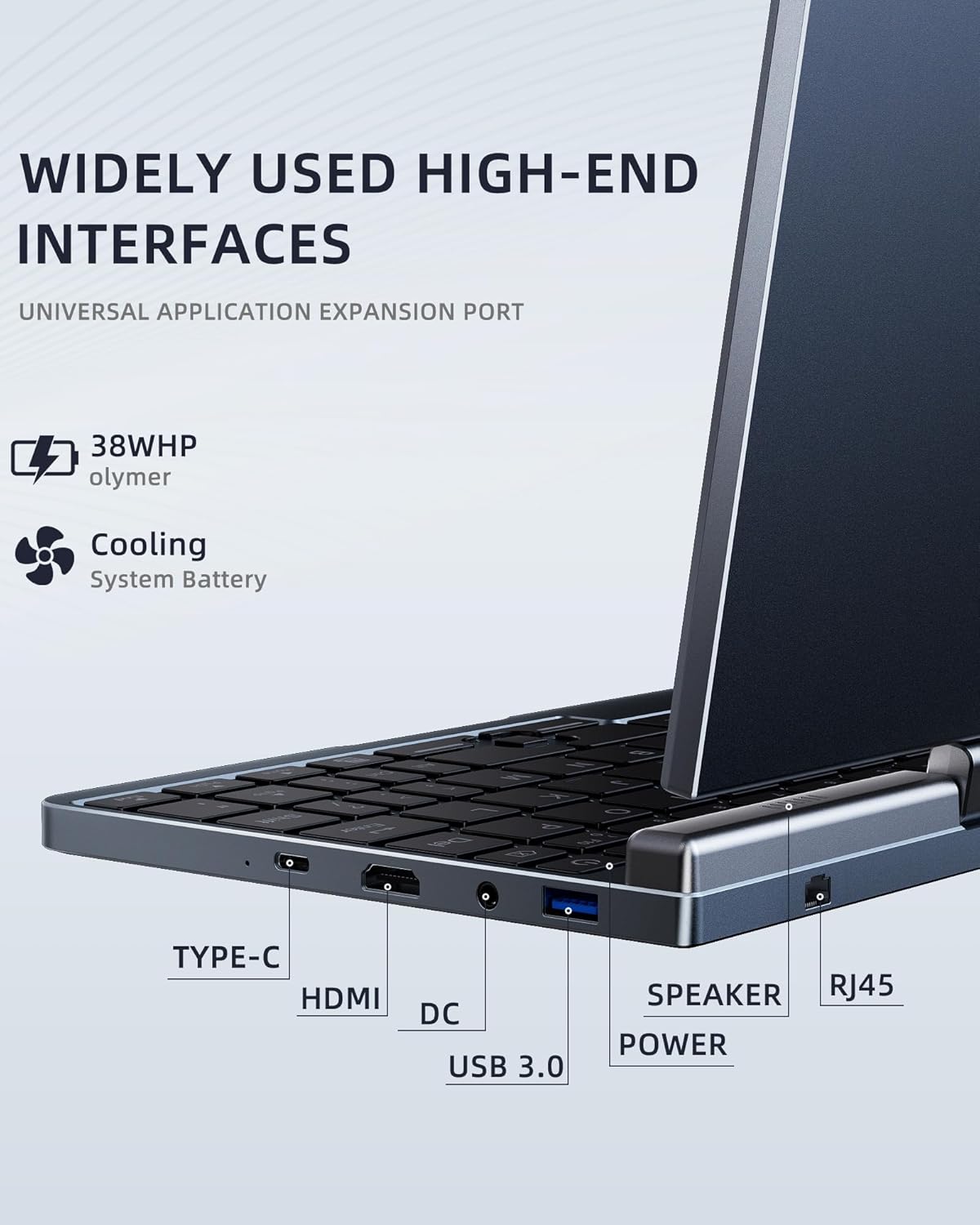 Thumbnail 5 de KOOFORWAY 8" Mini Laptop 2-in-1 with Win 11 Pro: Portable Touchscreen Power