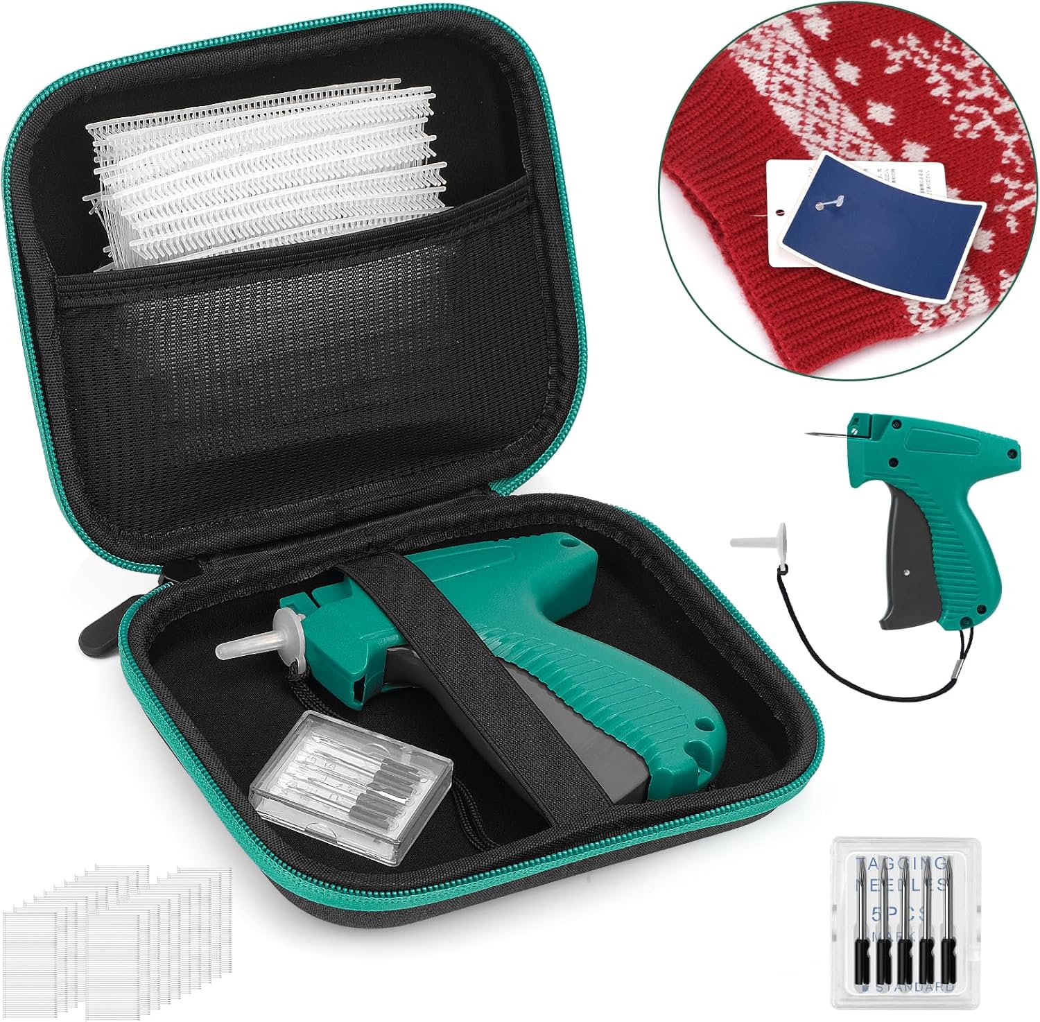 Thumbnail 6 de Glamgen Standard Retail Price Tag Applicator Gun for Garment Labellers (with storage case) and 2" barbs
