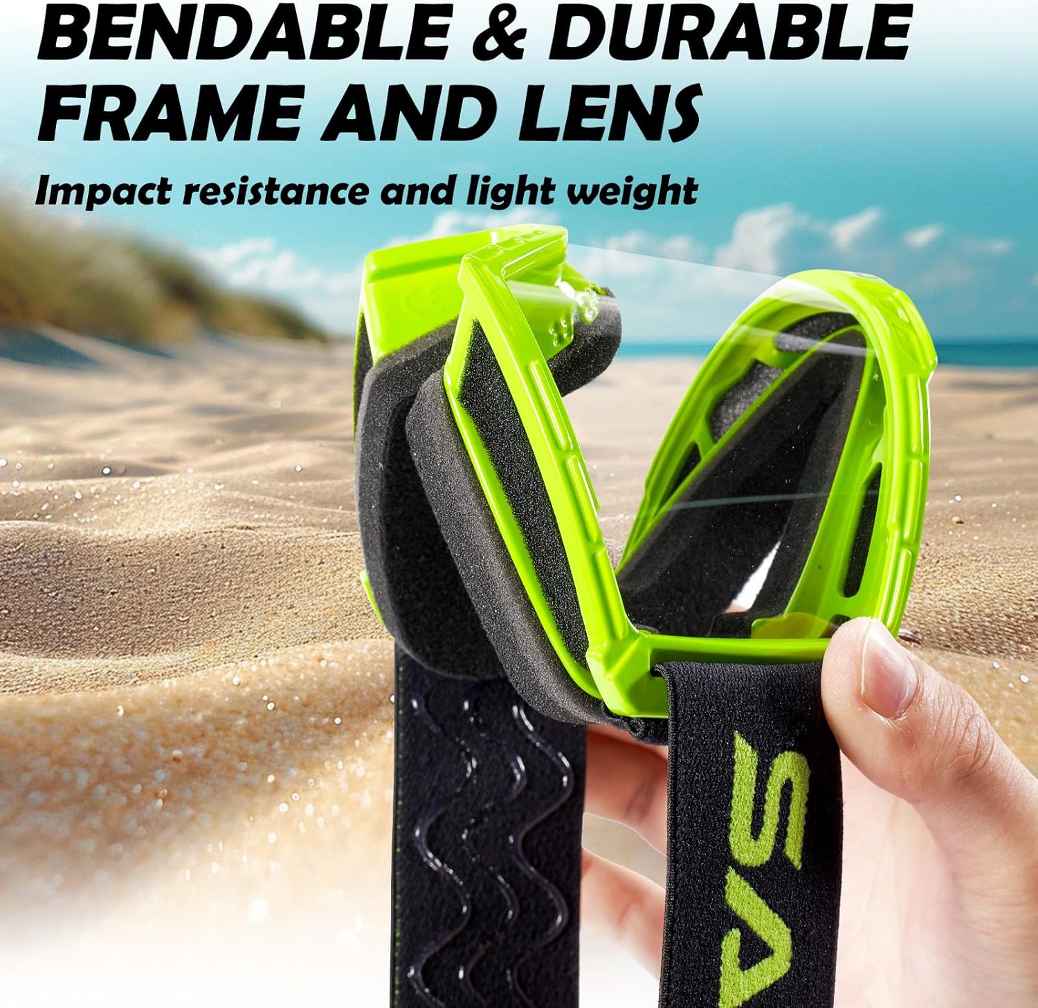 Thumbnail 3 de SAKOU Kinder Motorradbrille 85 g für MX