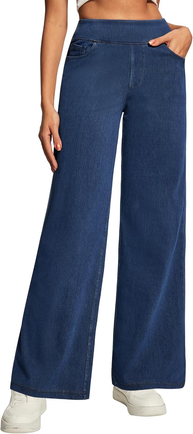 Detalle de Heathyoga Wide Leg Jeans for Women