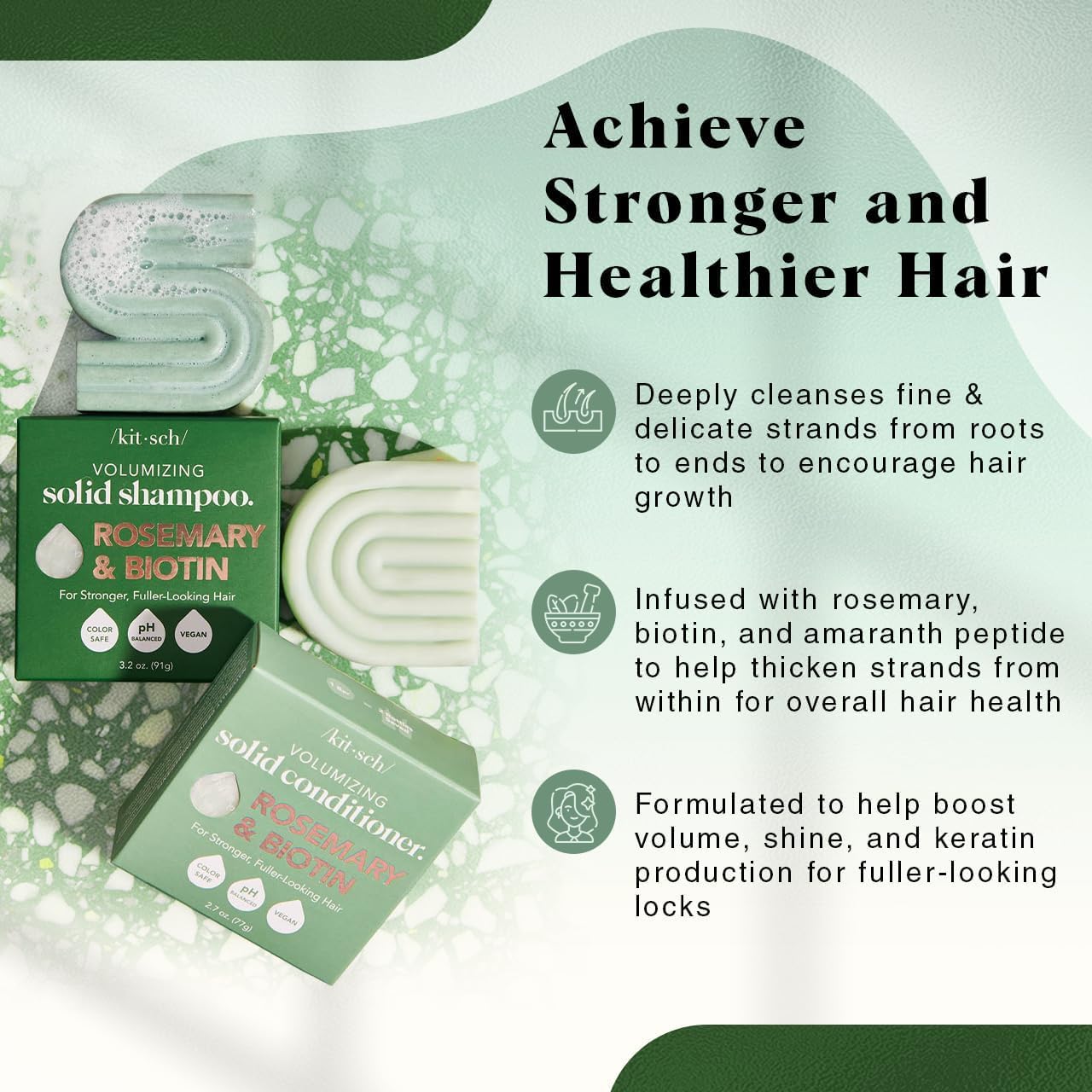 Detalle de Kitsch Shampoo and Conditioner Set, 2-Piece