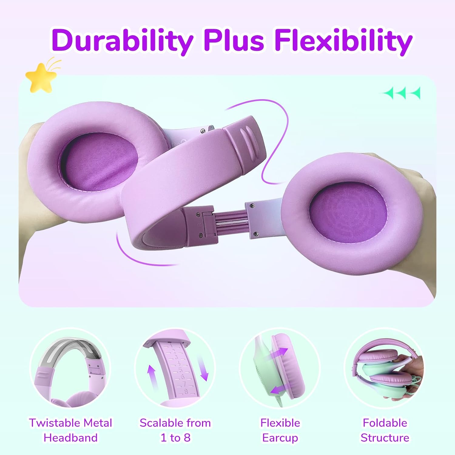 Thumbnail 5 de EarFun Kinder Kopfhörer Over-Ear