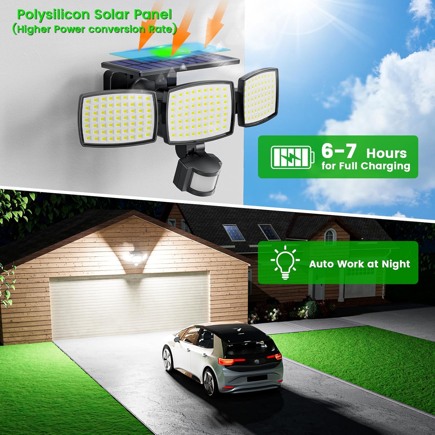Thumbnail 6 de KIBTOY 189LED Solar Security Light 1200LM