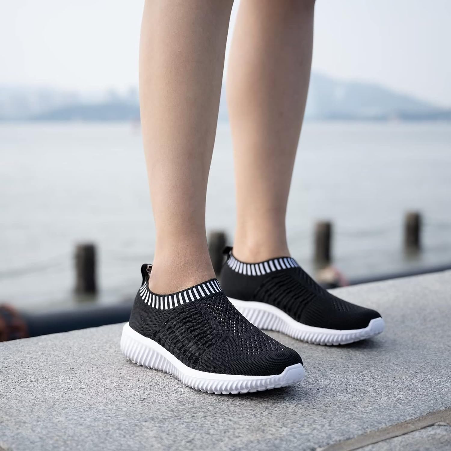 Thumbnail 1 de TIOSEBON Ladies Breathable Mesh Running Shoes: Lightweight, Everyday Trainers for Walking
