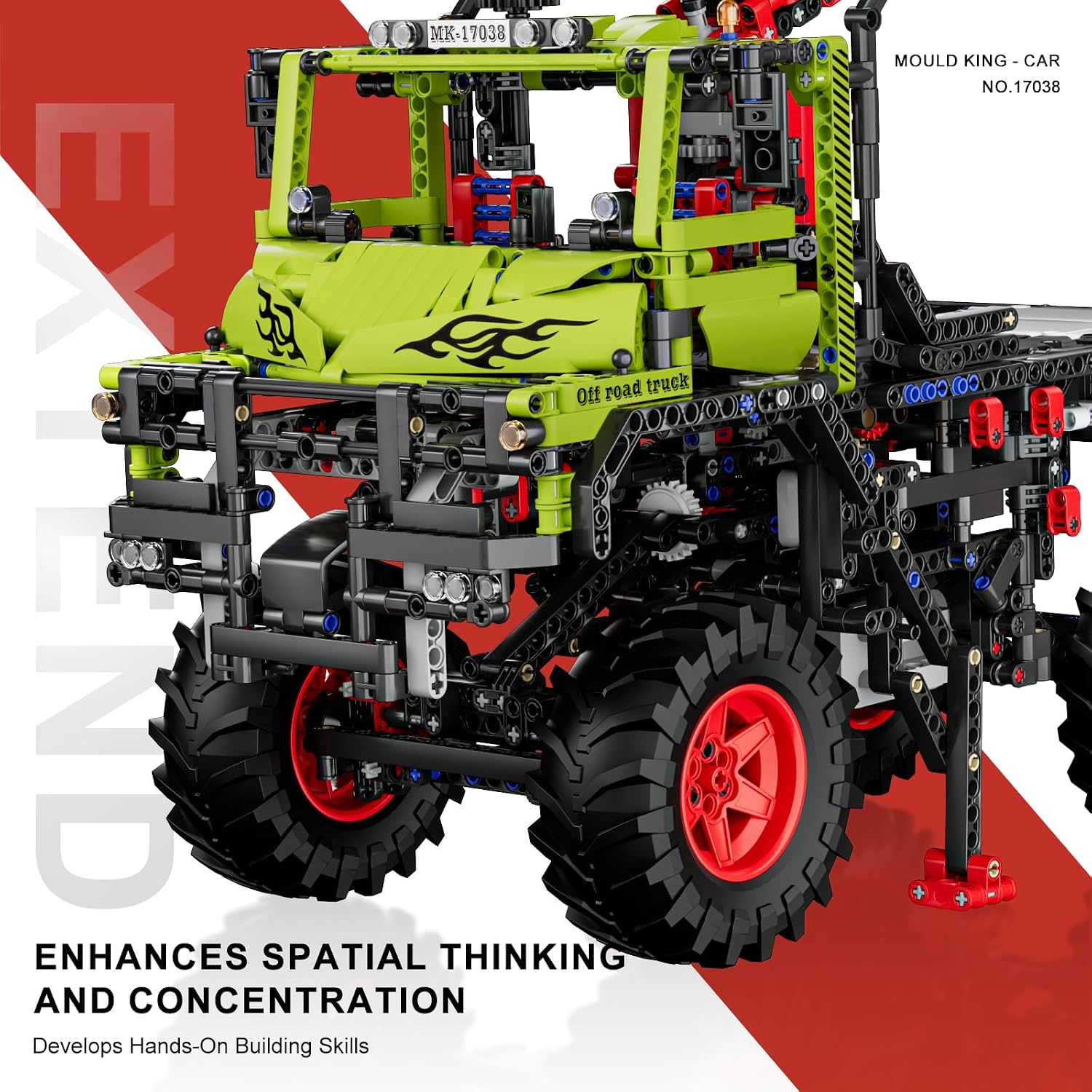 Thumbnail 3 de Mould King Geländewagen Bauset 17038