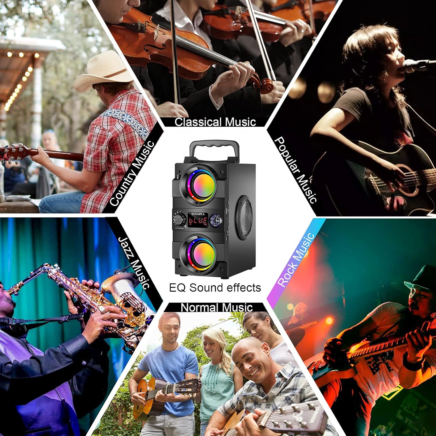 Thumbnail 5 de A23 Bluetooth Speaker 40W portable