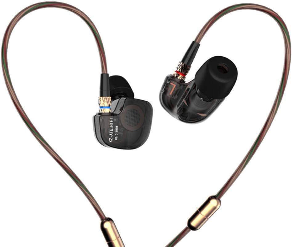 Detalle 2 de Kingriz FBA_4330330199 ATE In-Ear Earphones, Black, 3.5 mm Jack
