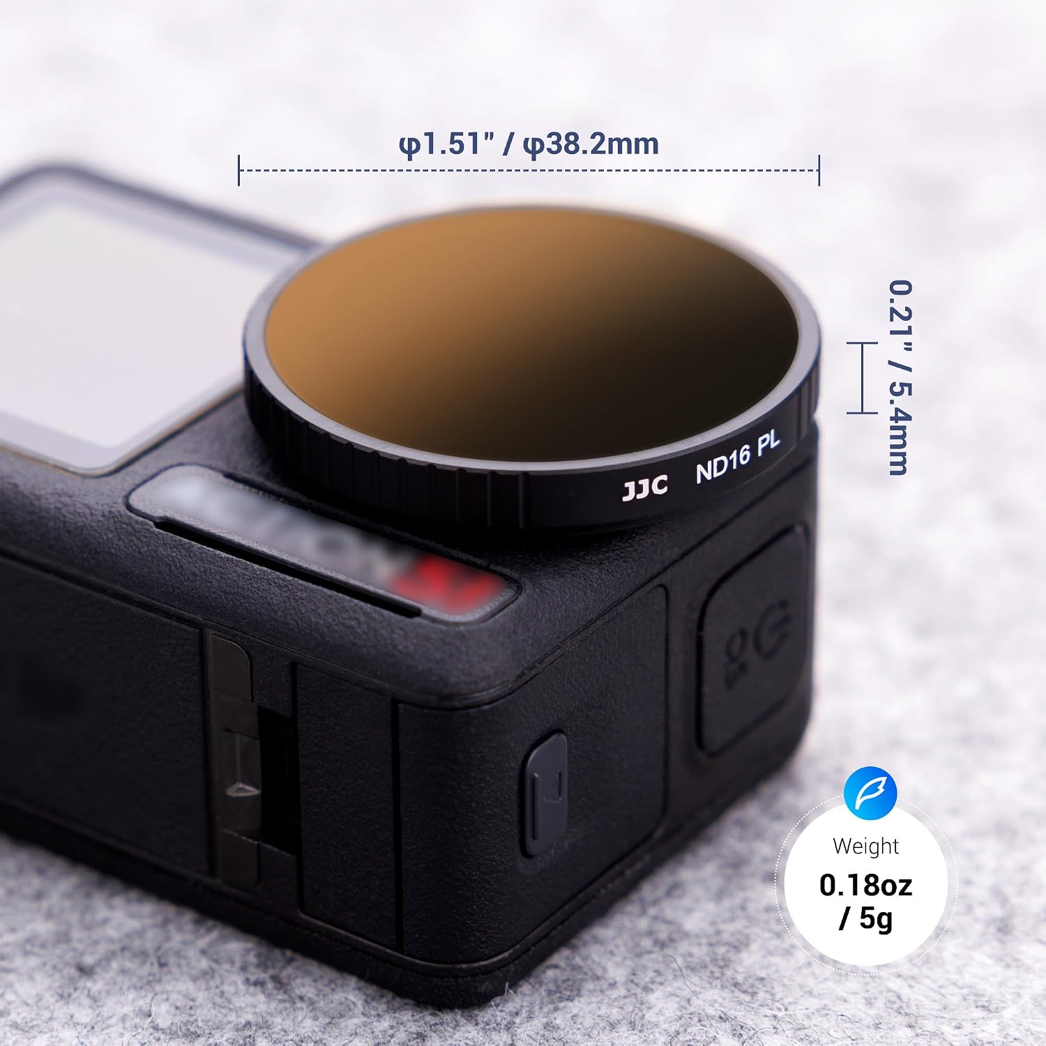 Thumbnail 4 de JJC 4 Pack ND/PL Filters for DJI Osmo Action 5