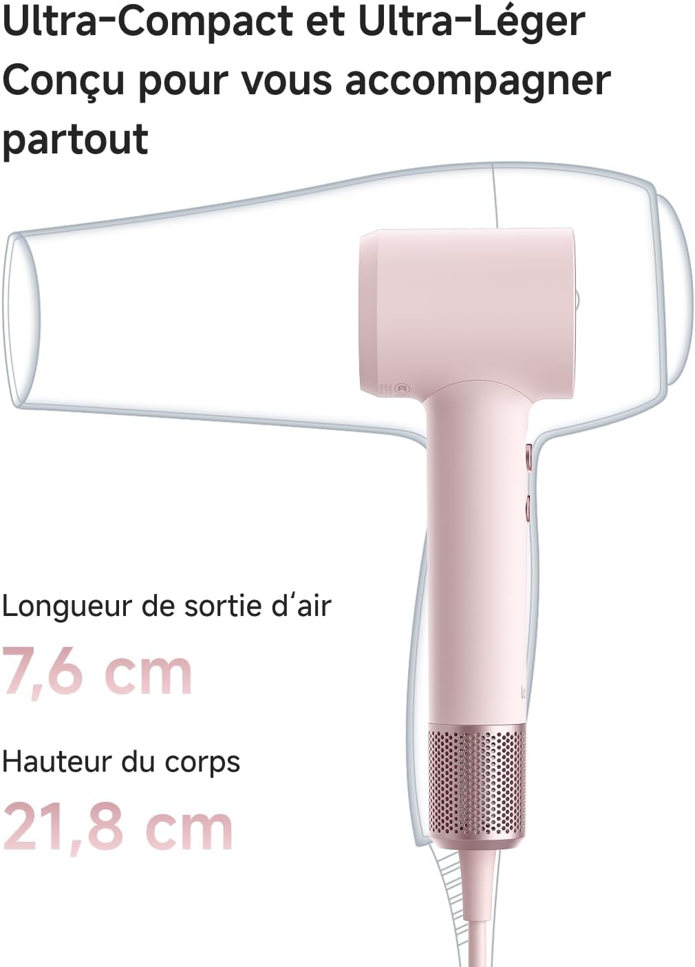 Thumbnail 2 de Laifen Mini Sèche-cheveux 110K tr/min 299g