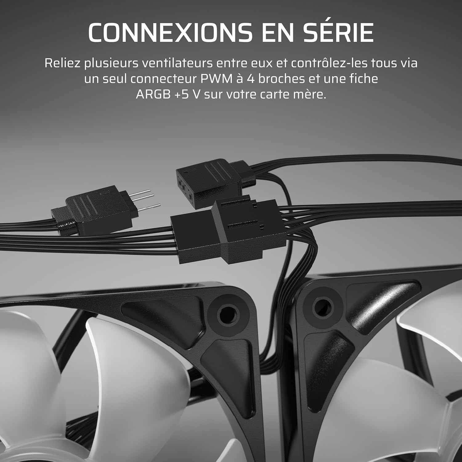 Thumbnail 4 de CORSAIR RS120 ARGB ventilateurs 120 mm, pack de 3 🖥