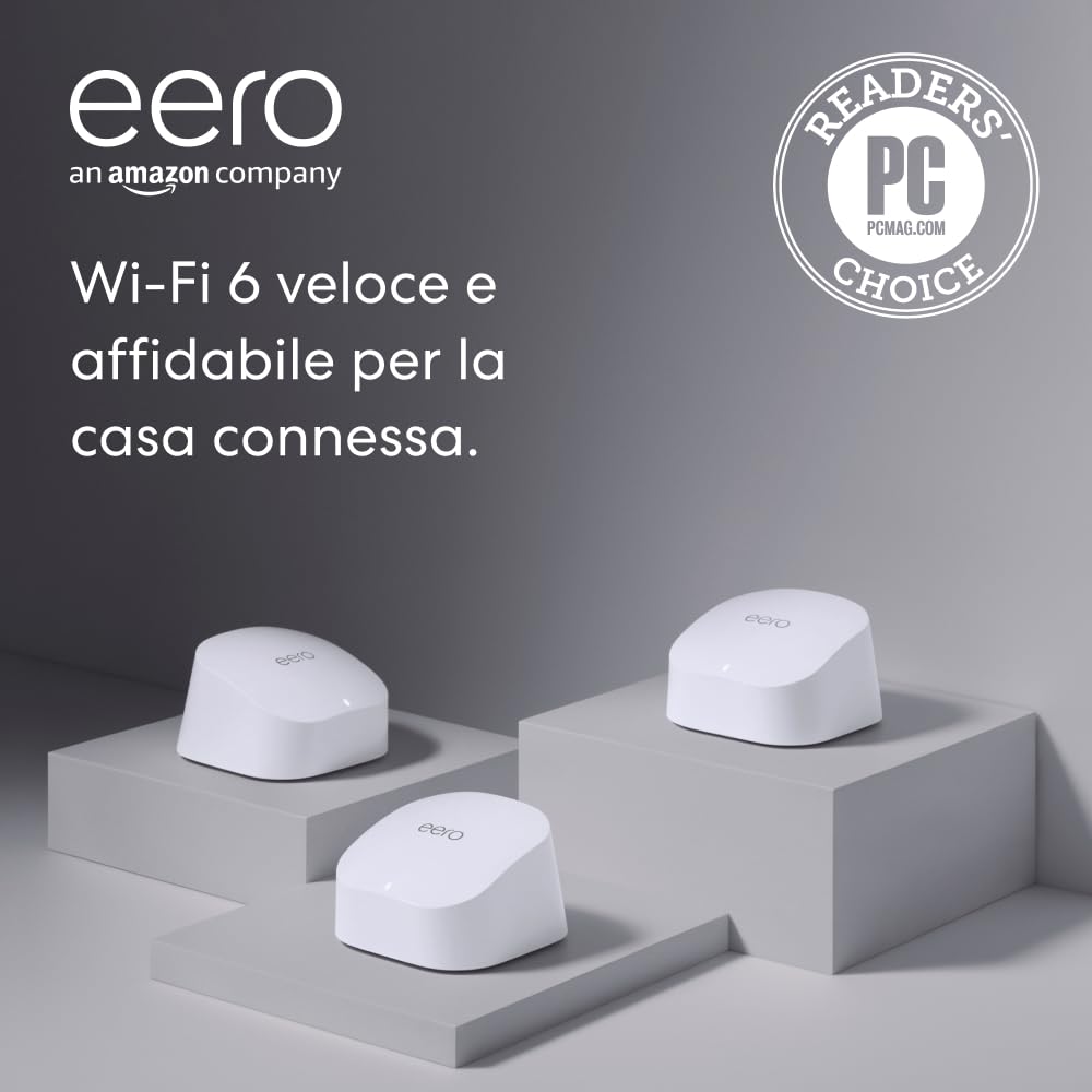 Detalle de Amazon eero 6 Router mesh 3 pezzi