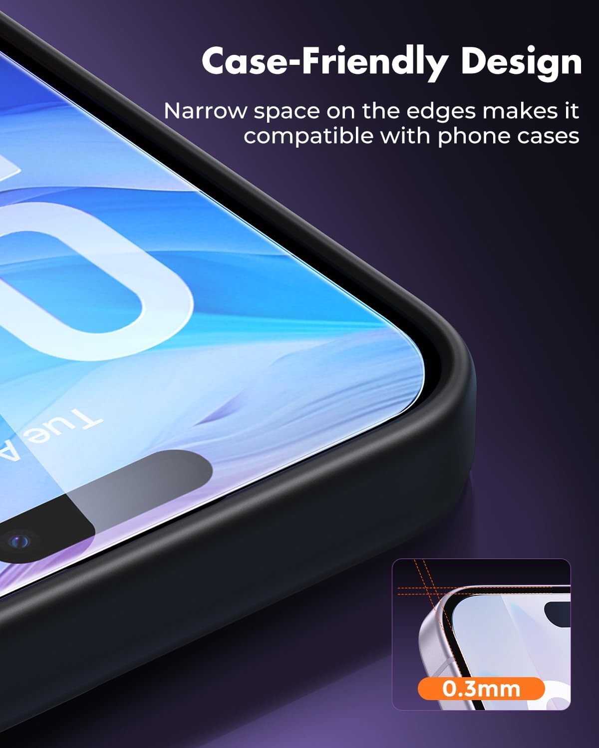 Thumbnail 6 de UNBREAKcable UBXi800 iPhone 17 Screen Protector, 2-Pack Tempered Glass