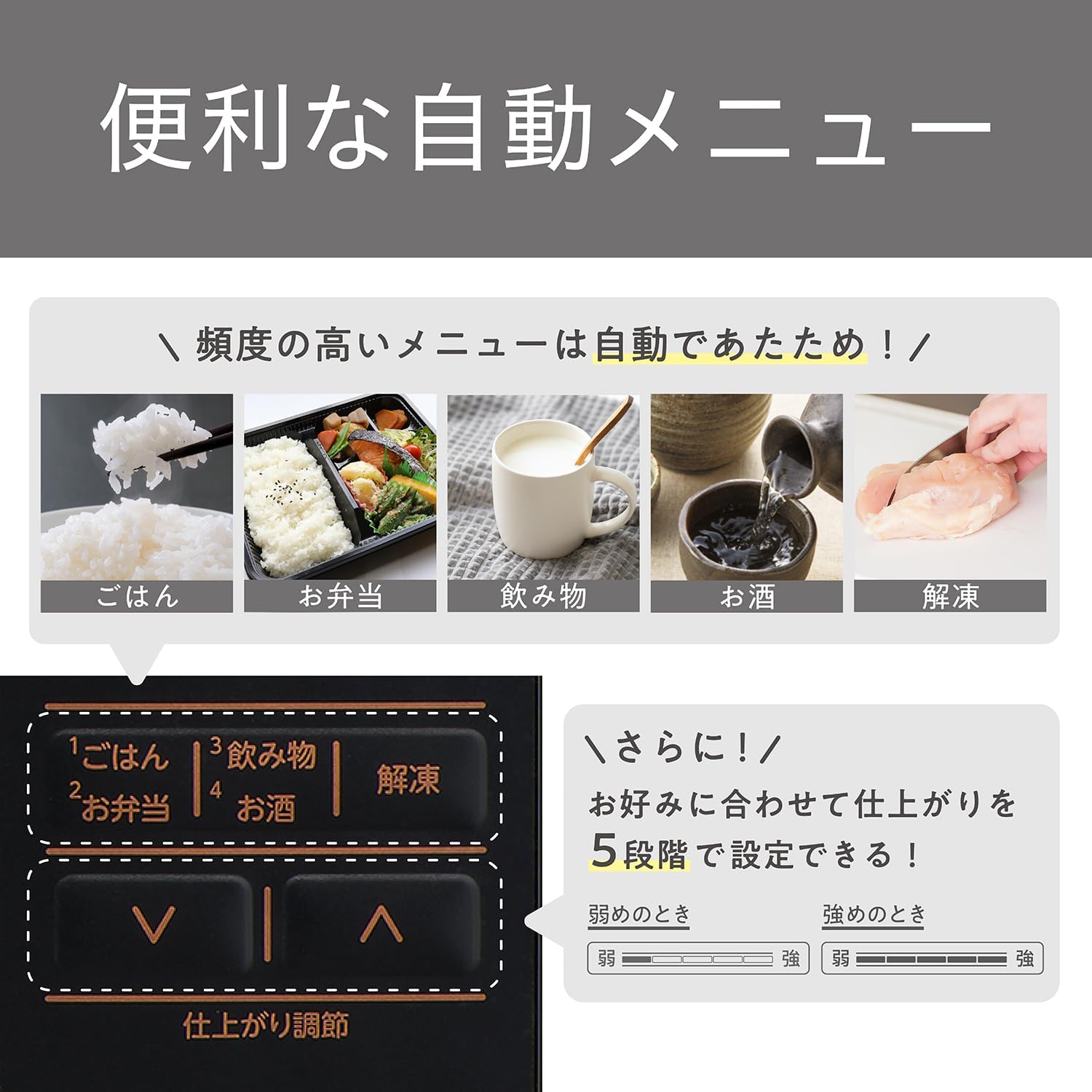 Detalle de コイズミ KRD-1880/K 単機能電子レンジ 18L・フラットテーブル・ヘルツフリー