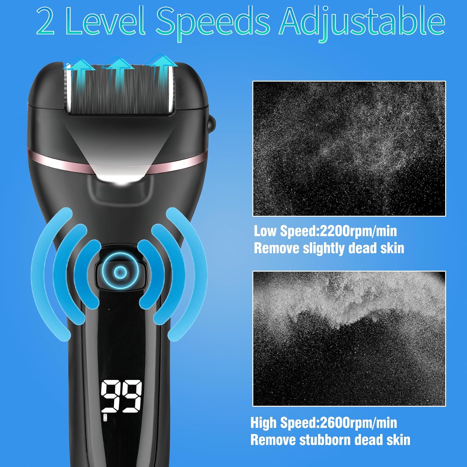 Thumbnail 4 de Yooikeey Electric Foot File Rechargeable Callus Remover
