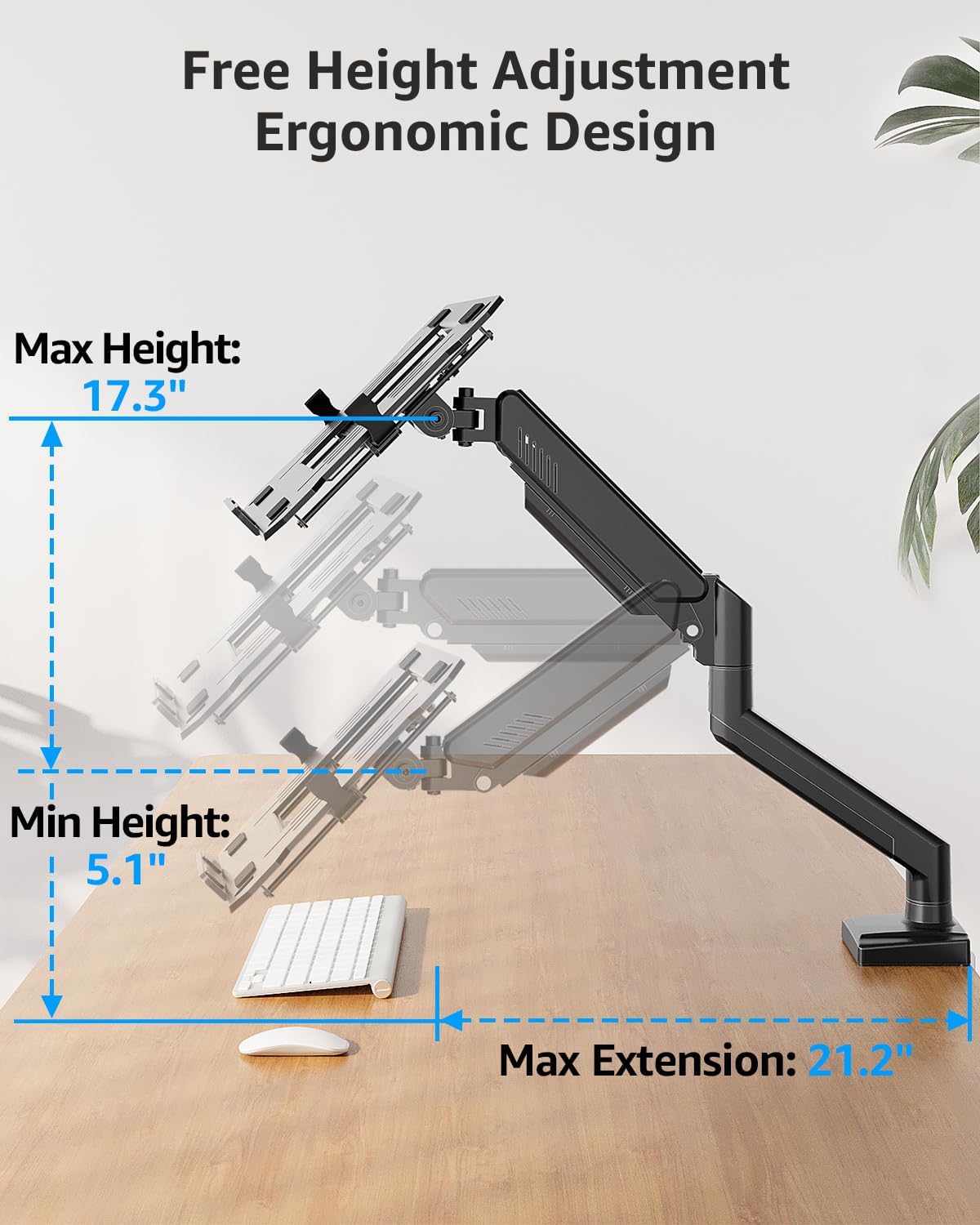 Thumbnail 3 de MOUNTUP EU3717 monitor laptop stand 10KG