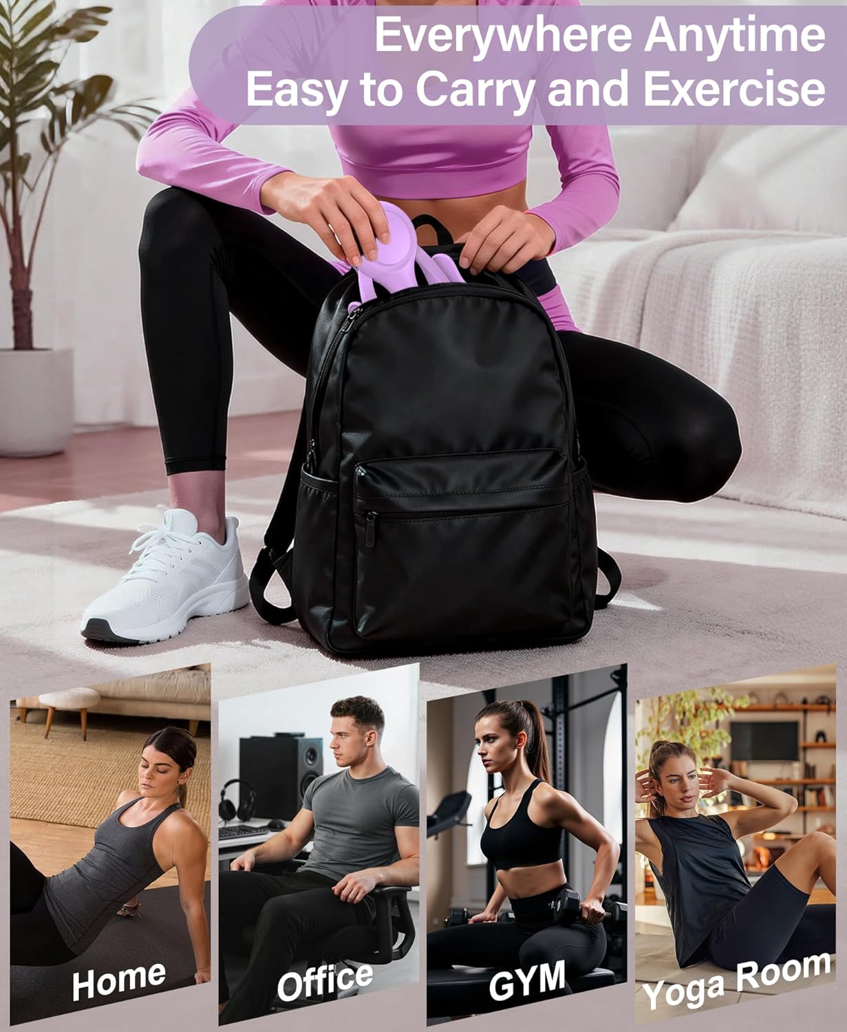 Thumbnail 6 de TINRIEF Pelvic Floor Muscle Trainer 4-in-1 Thigh Exerciser (7–32 kg) for Women and Men