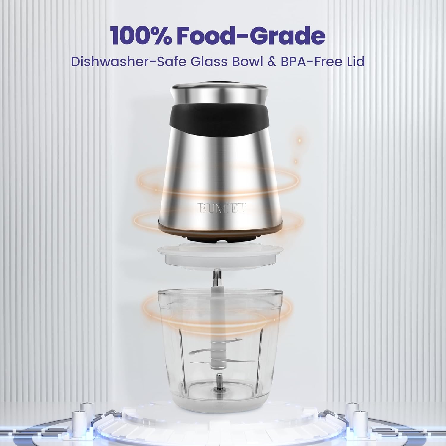 Thumbnail 3 de BUMET food chopper 500W, 2.5-cup bowl