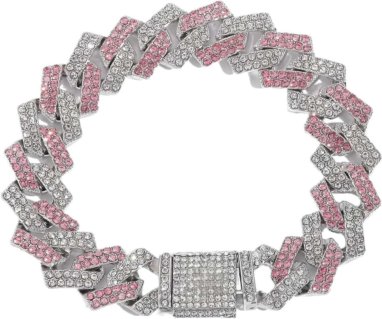 Thumbnail 1 de 18-inch Rose Gold dog chain collar