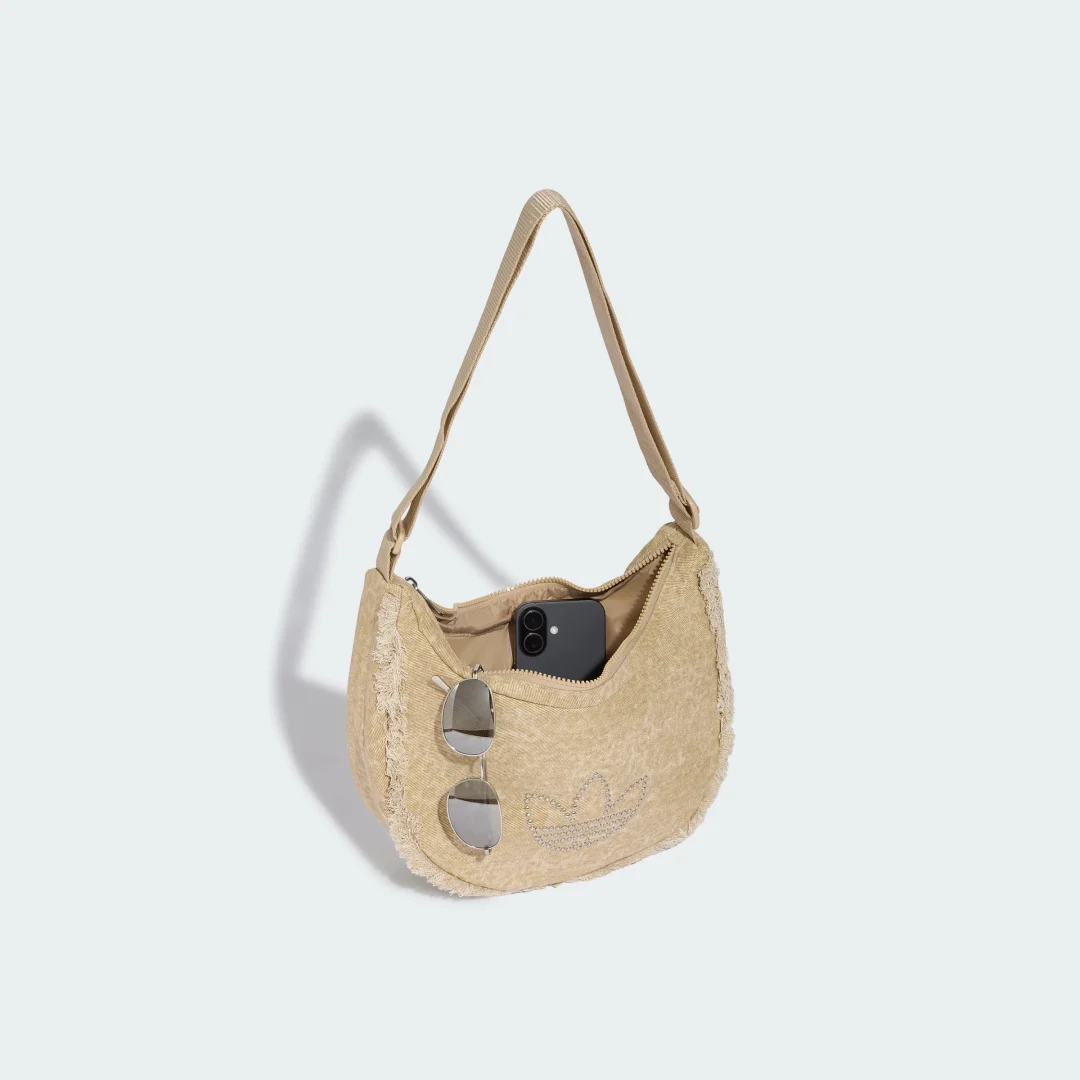 Thumbnail 3 de Bolso cruzado HalfMoon Distressed de Adidas (beige)