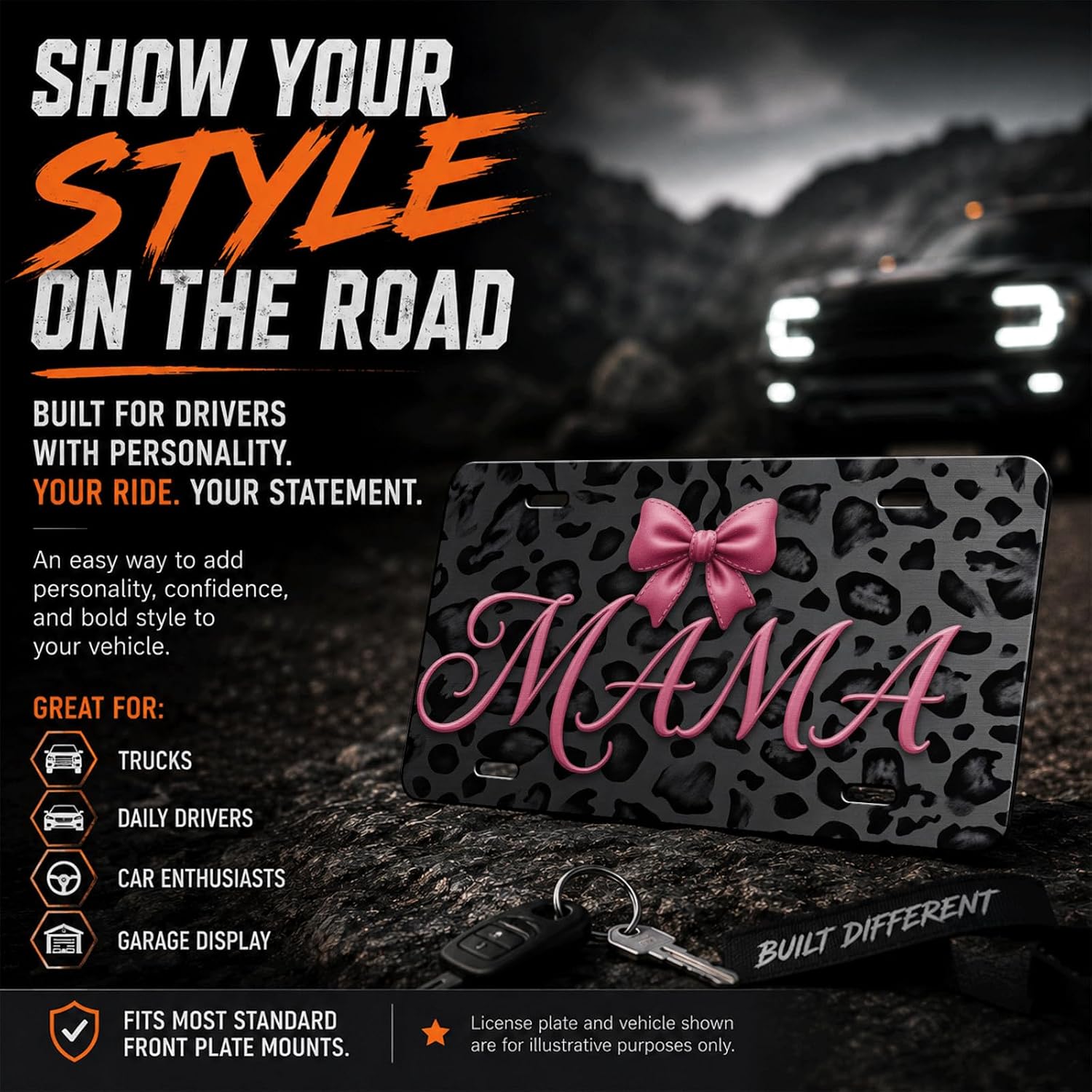 Detalle de Decorative License Plate, Aluminum