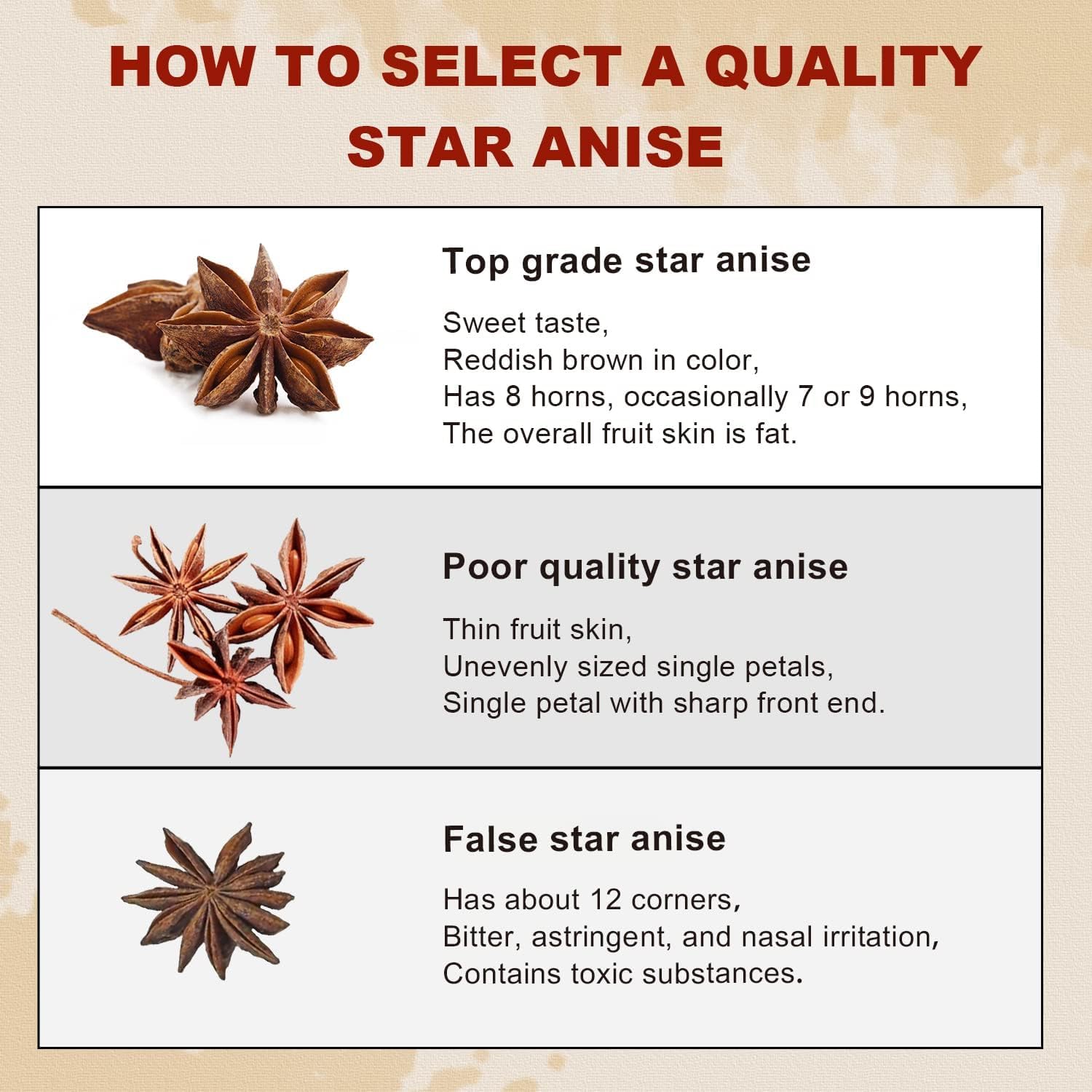 Thumbnail 5 de 52USA Whole Chinese Star Anise, 4 oz Non-GMO Verified Resealable Pouch