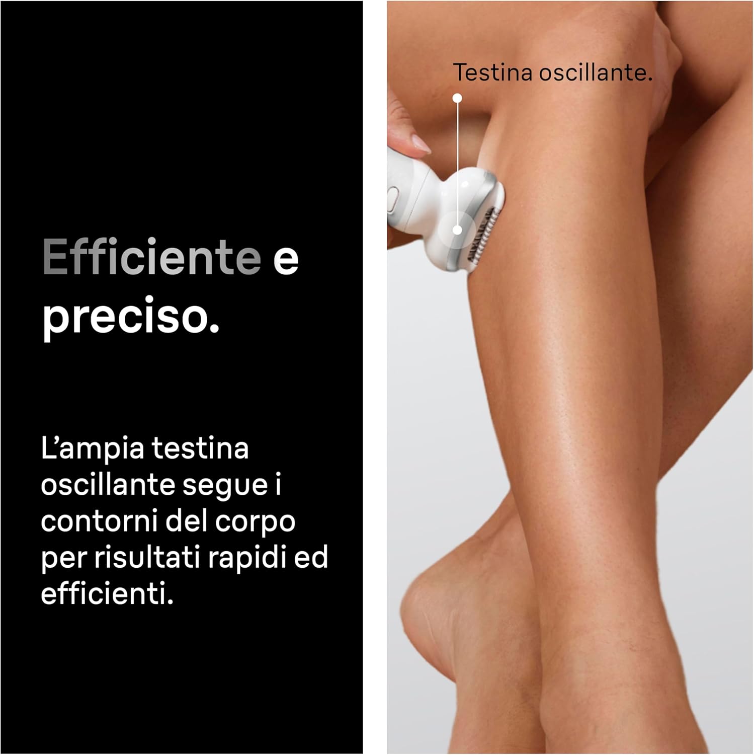 Thumbnail 2 de Braun Silk·épil 9 epilatore elettrico donna Wet & Dry con testina ampia e testina radente