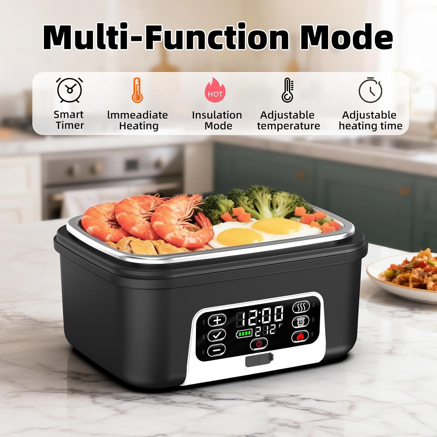 Thumbnail 3 de XL Cordless Heated Lunch Box 1.5L 🍱