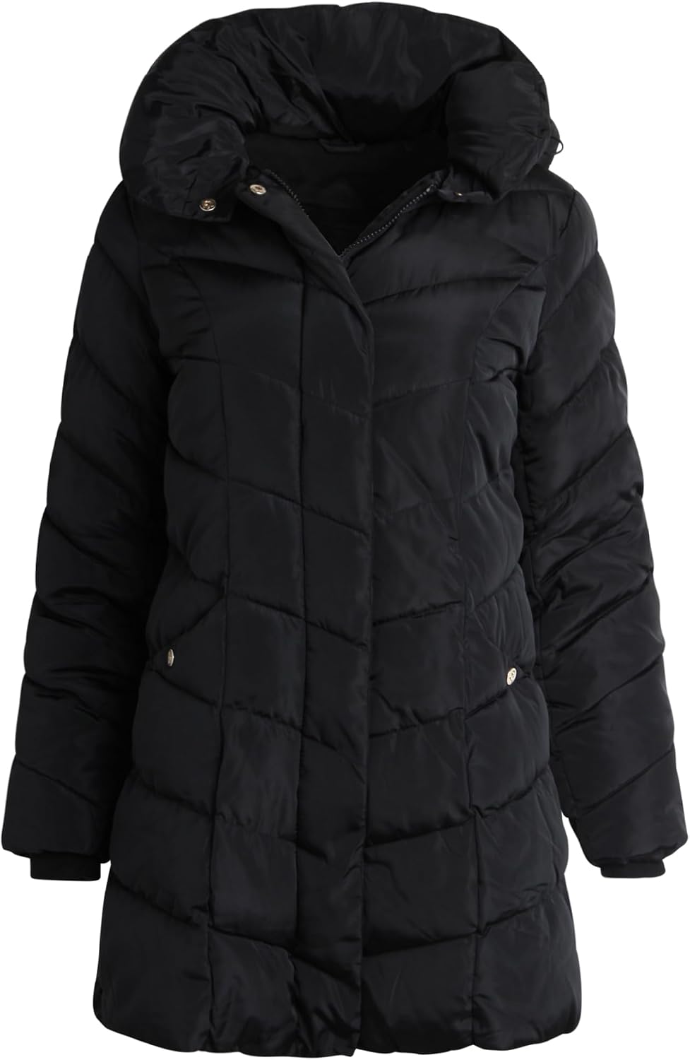 Detalle de Steve Madden Women's Long Puffer Coat ⚡