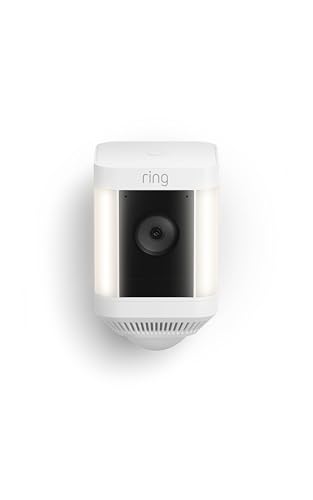 Detalle de Ring Spotlight Cam Plus Battery — HD security with color night vision, two-way talk, and siren