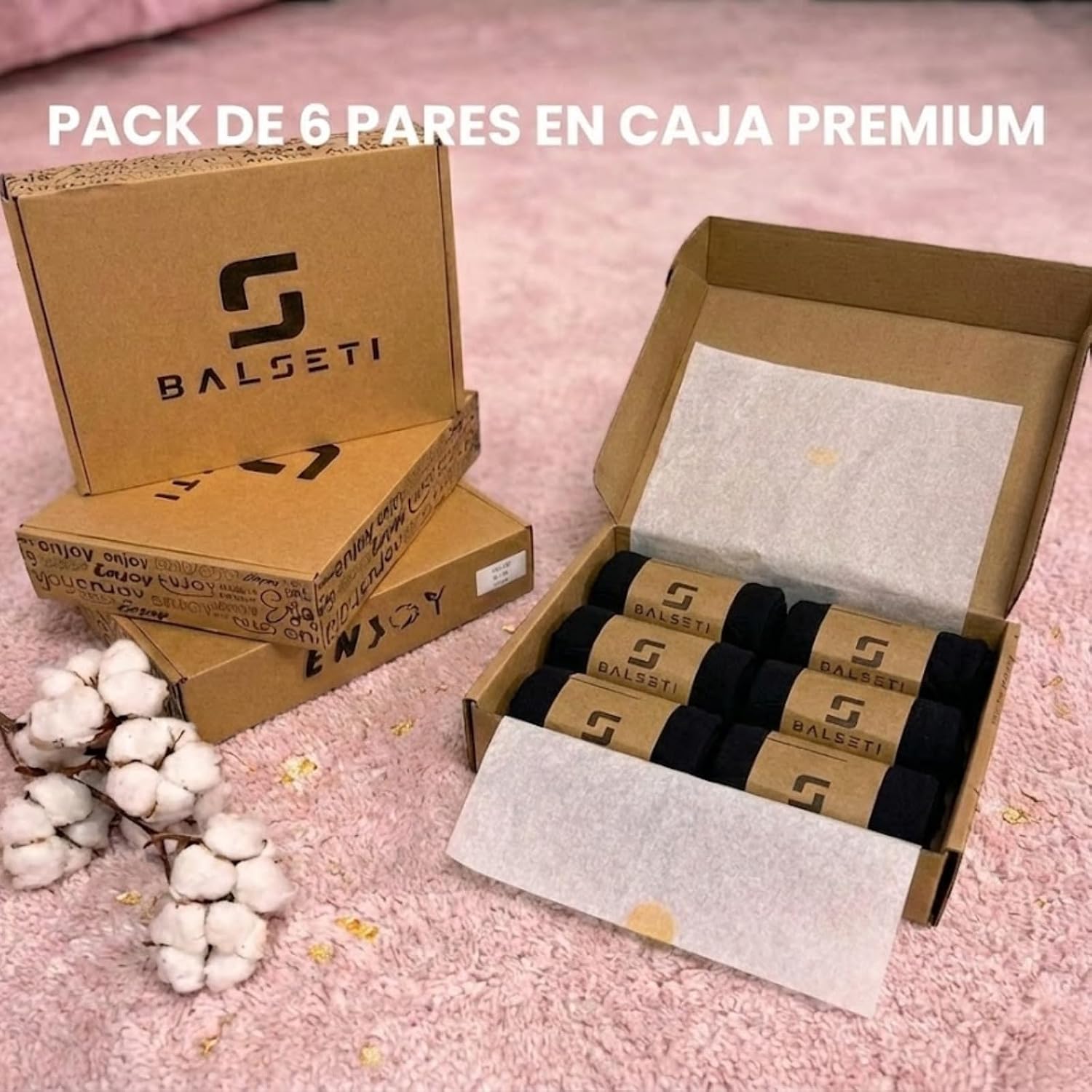 Thumbnail 4 de Balseti Calcetines Invisibles Pinkies Unisex 6 pares