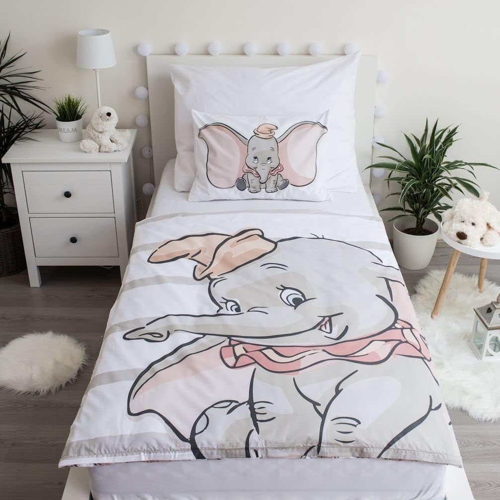 Thumbnail 1 de Dumbo Disney – Baby-Bettwäsche aus Baumwolle: Bettbezug 100 x 135 cm, Kissen 60 x 40 cm