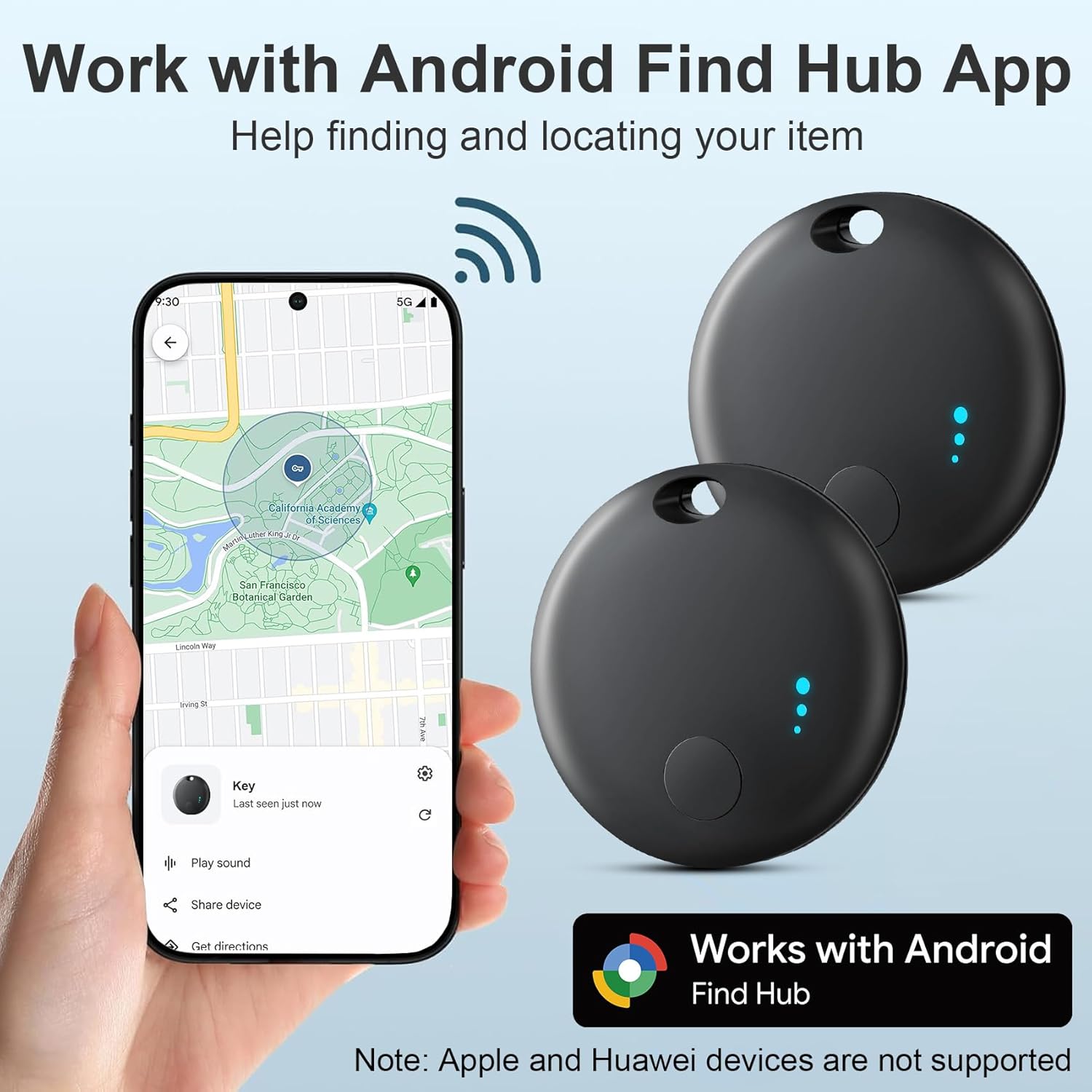 Thumbnail 4 de Air Smart Tracker Android Smart Tracker Tag 6 g