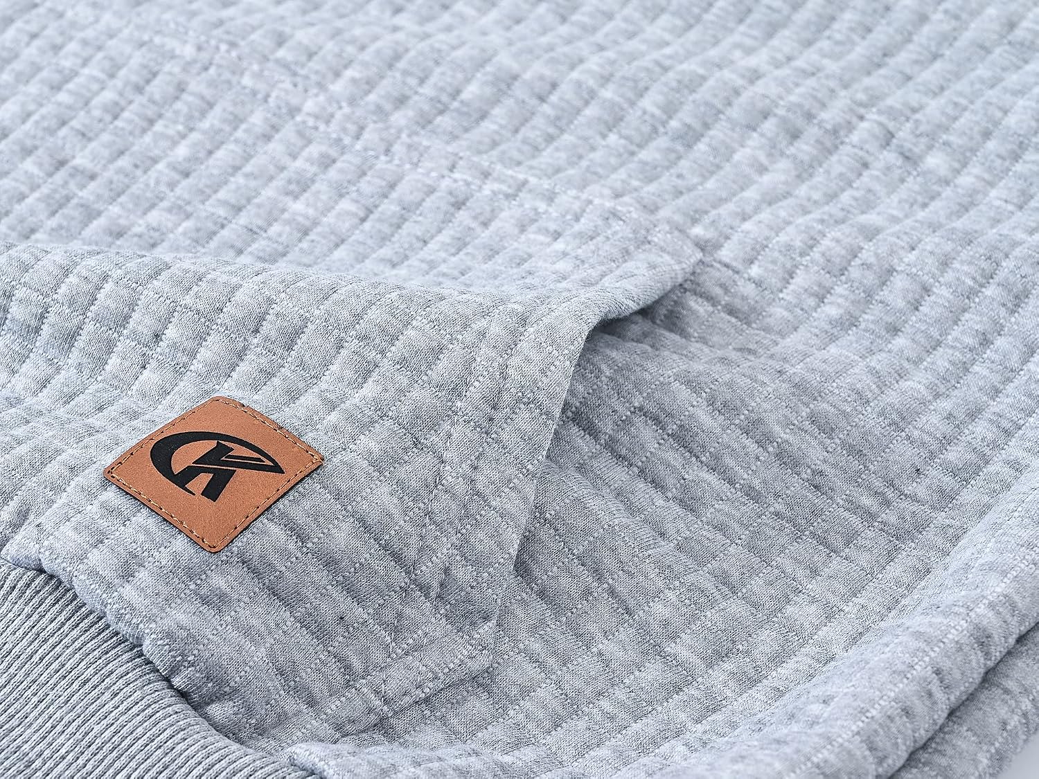 Thumbnail 6 de YuKaiChen Herren-Kapuzenpullover mit gefütterter Fleece-Innenseite und Kordelzug