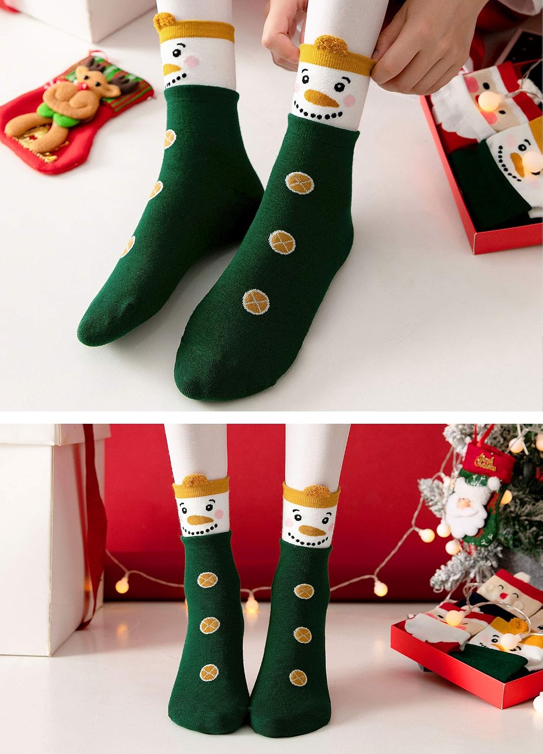 Thumbnail 4 de LOFIR Chaussettes Noël Femmes 4 paires