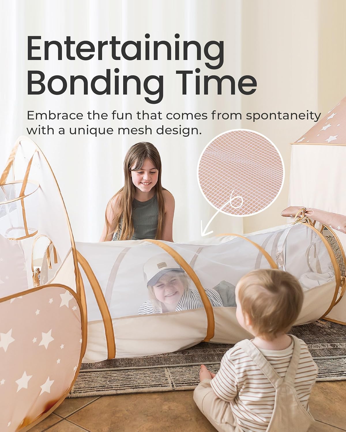 Thumbnail 2 de Tiny Land Play Tunnel and Ball Pit for Toddlers (5-Piece) – Foldable Pop-Up Indoor/Outdoor Kids Play Tent