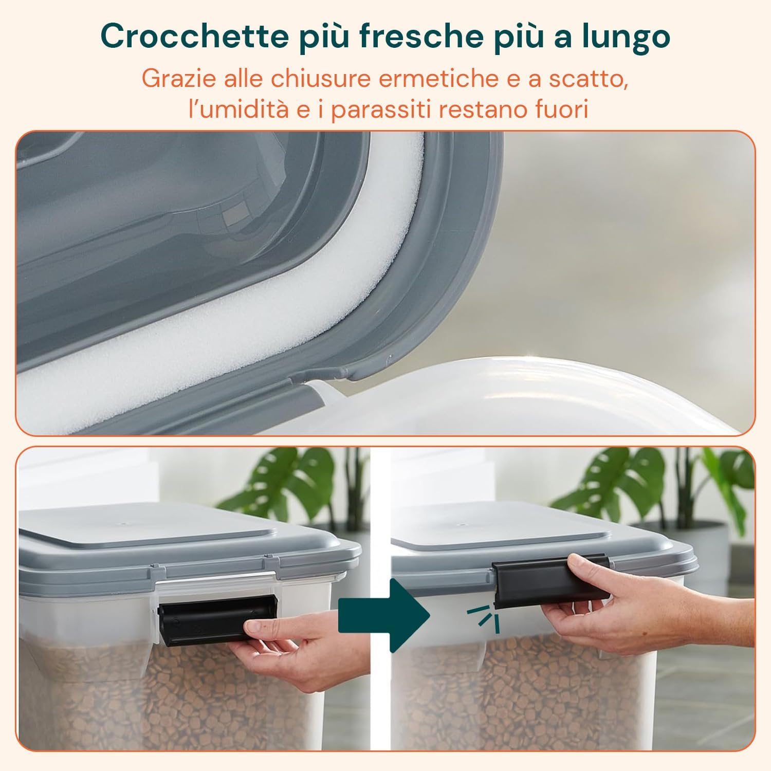 Detalle 2 de Avilia Contenitore Crocchette 18L 🐾