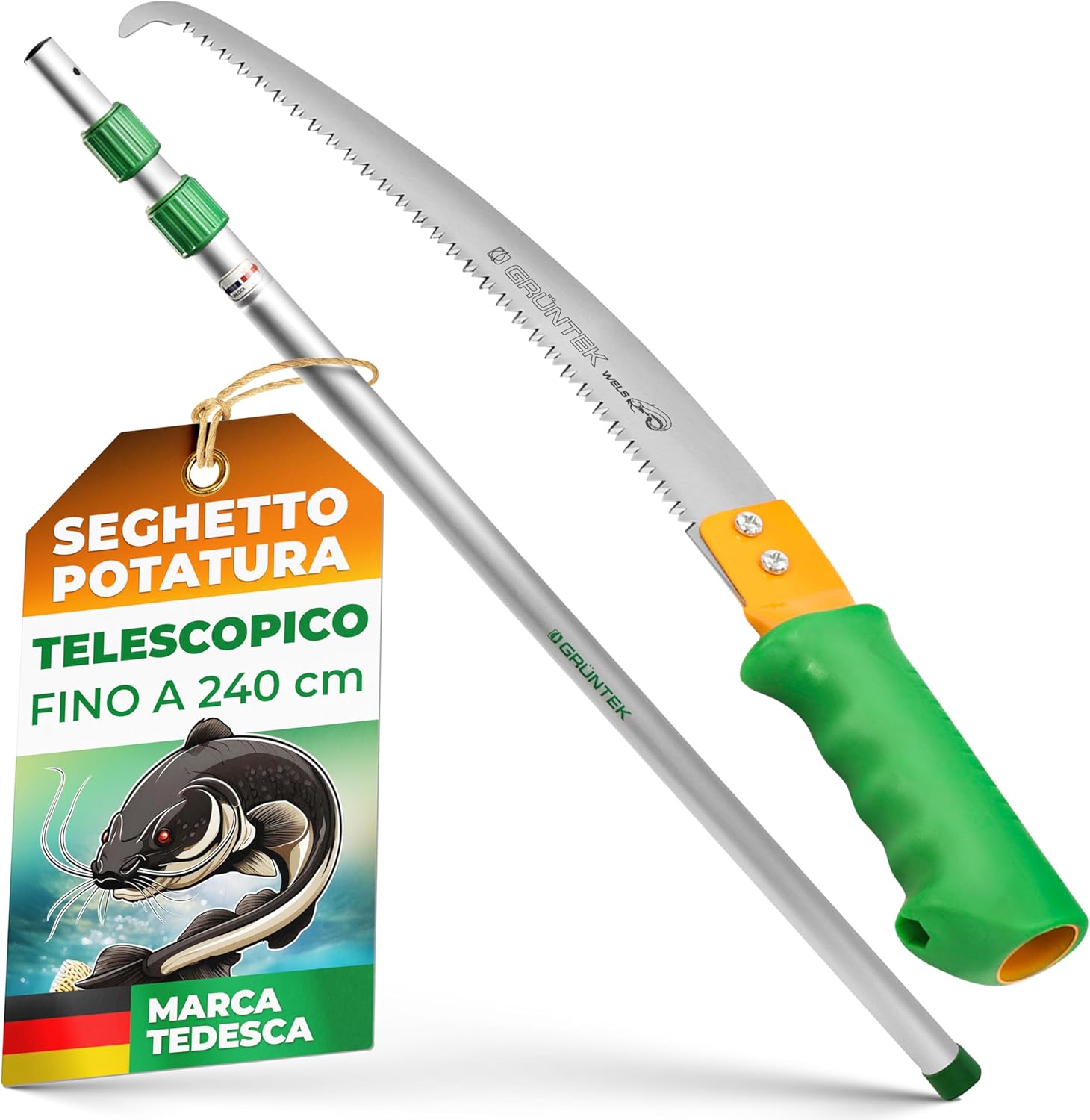 Thumbnail 6 de GRÜNTEK Svettatoio Cesoia Potatura Troncarami per Pertica telescopica – Modello compatibile B096Y4VBF2