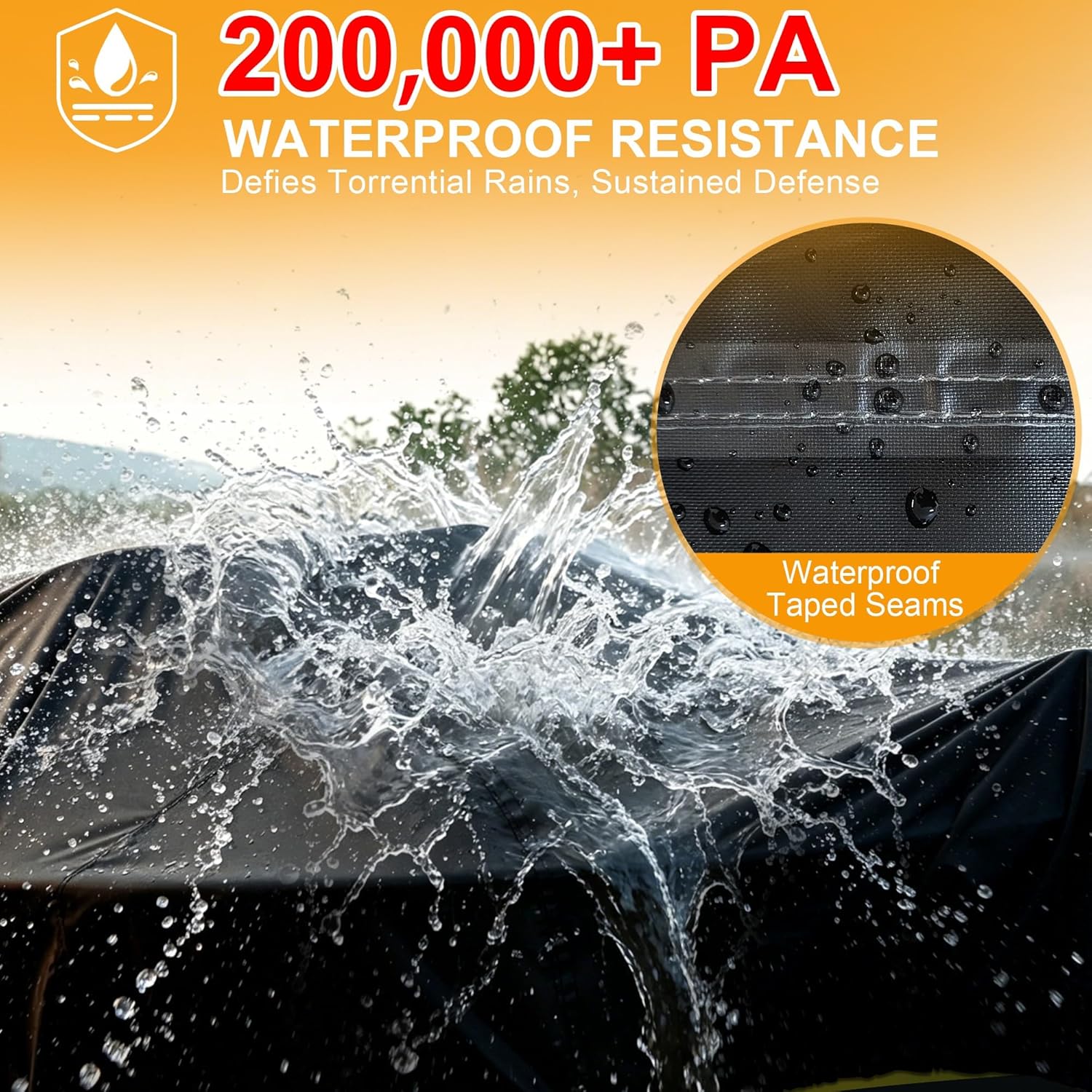 Detalle de Kipiea 1300D boat cover