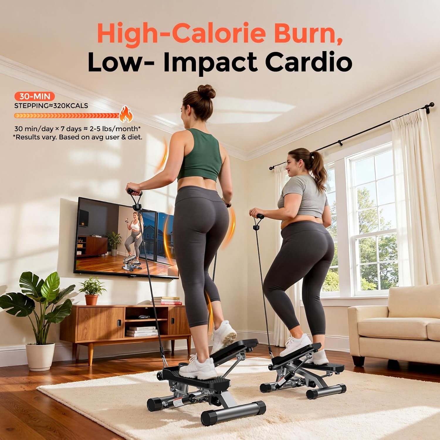Detalle de Sportsroyals Stair Stepper 350 lbs capacity