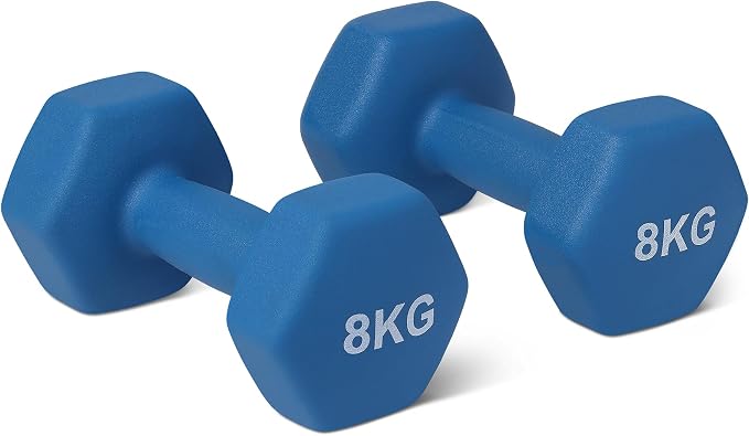 Imagen de Amazon Basics Mancuernas de neopreno, par para entrenamiento 🏋 en OfertitasTOP