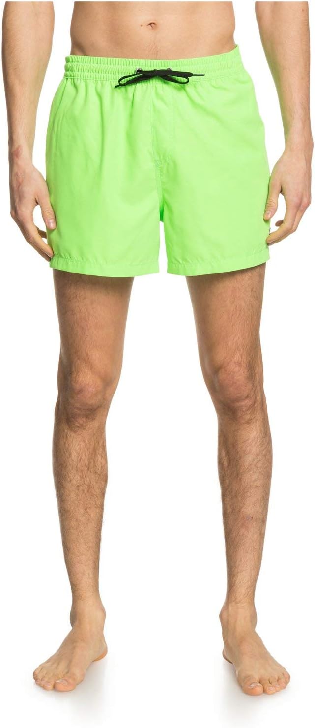 Detalle de Quiksilver Everyday Volley 15" Bañador para Hombre – Lime Punch, Talla M