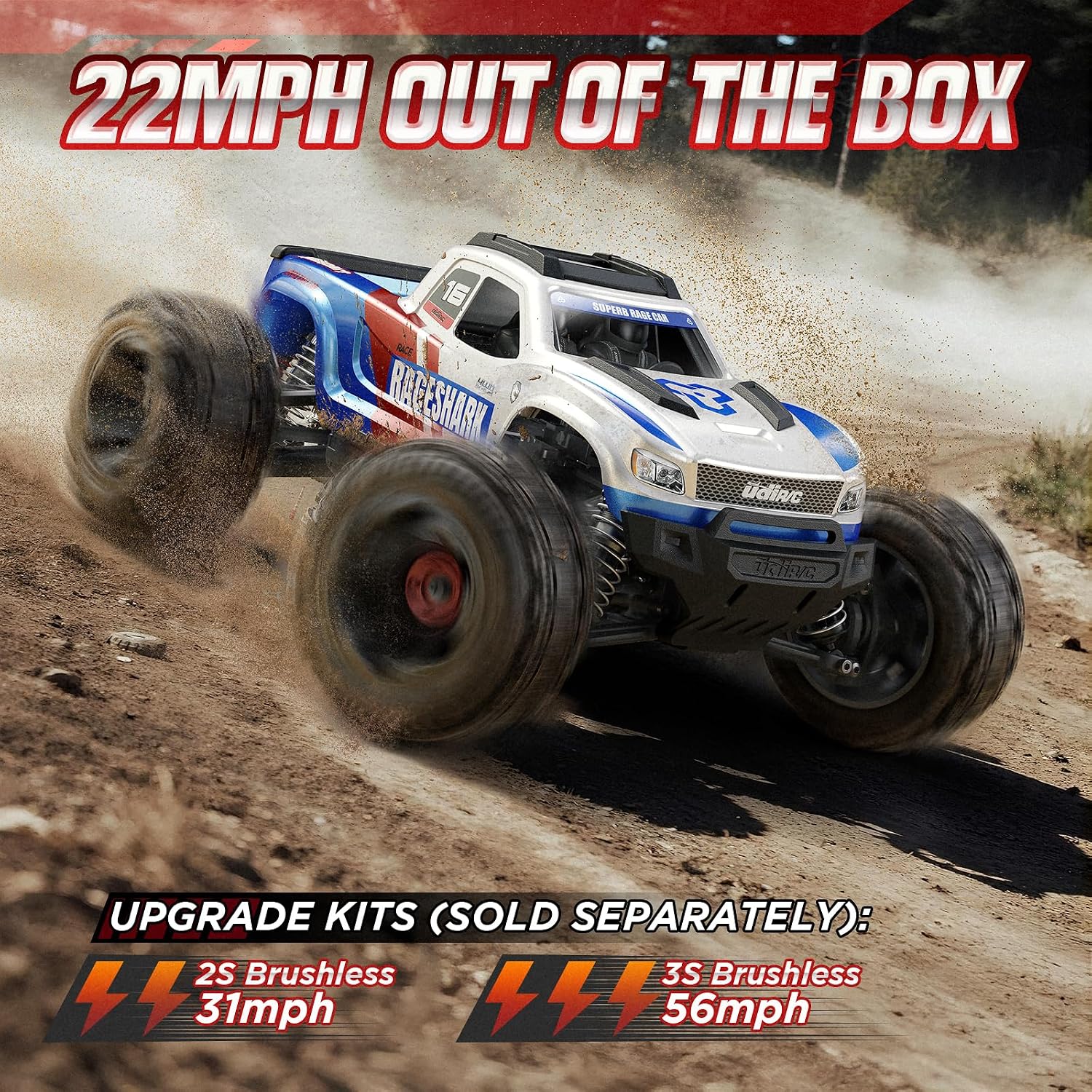 Detalle 2 de UDIRC Fast RC Truck 56 MPH