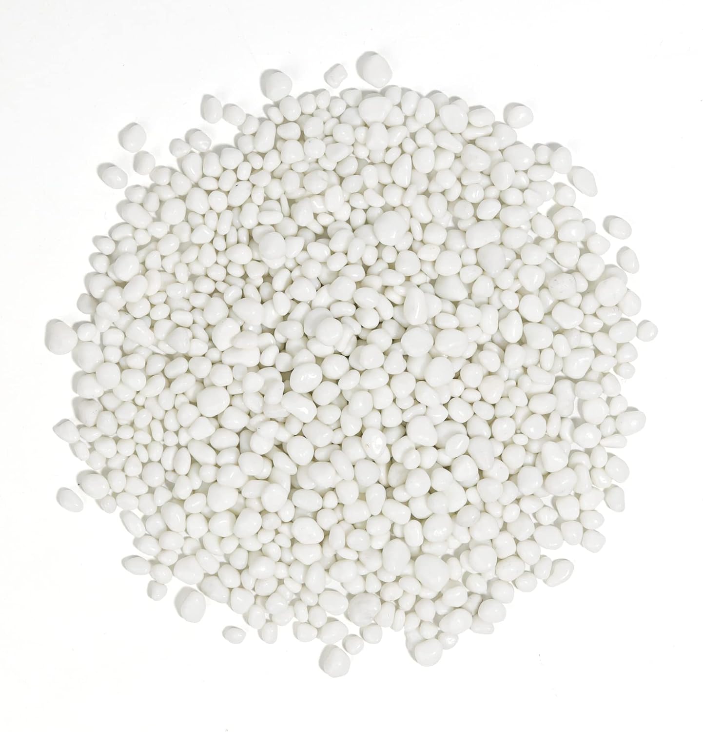 Detalle de T4U Tumbled Chips Stones Crushed White Gravels 2lb