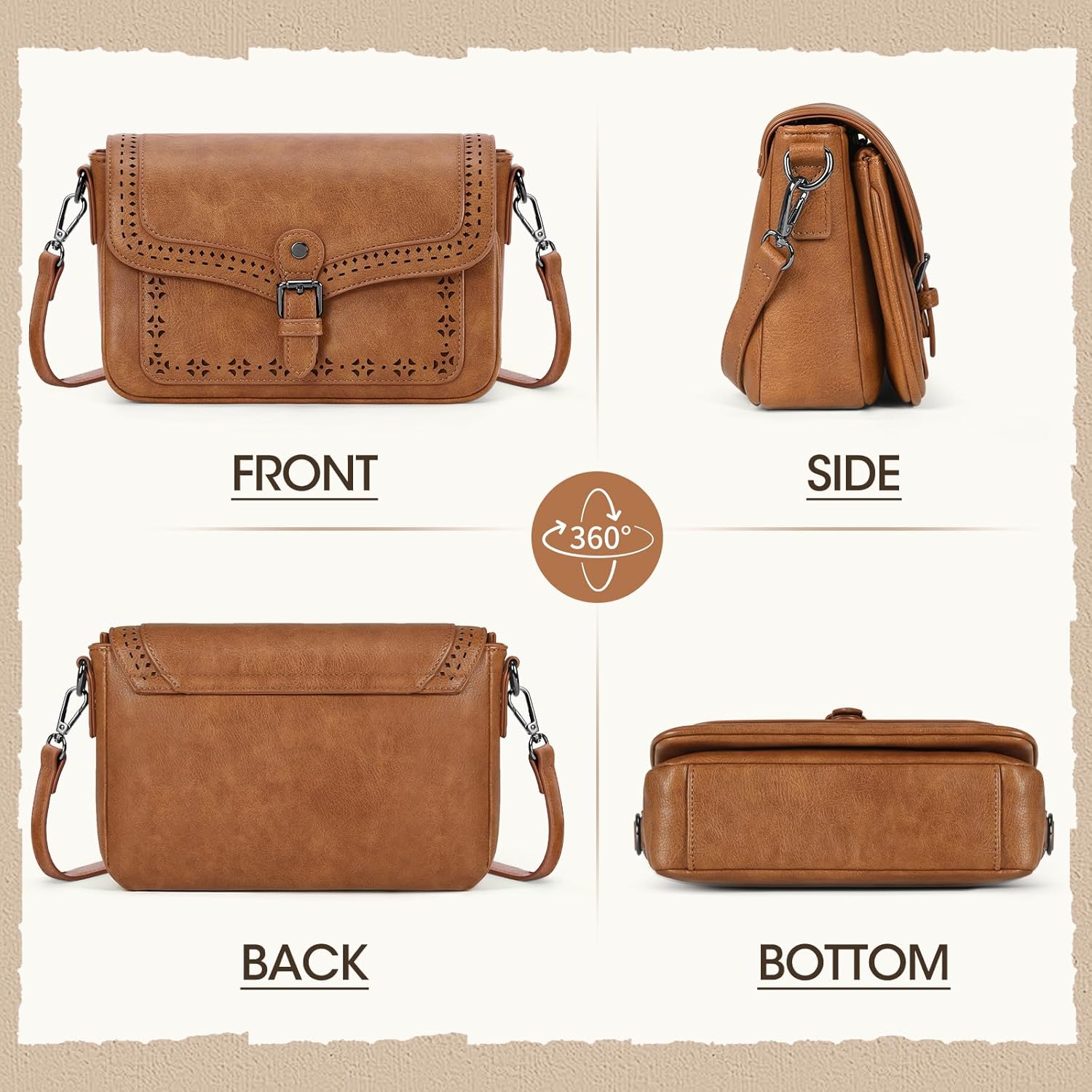 Detalle 2 de RAINSMORE crossbody bag with multiple pockets