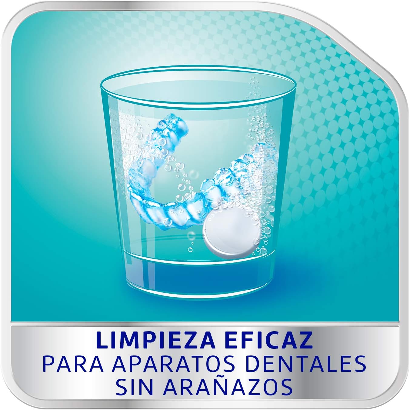 Detalle 2 de Corega Tabletas Limpiadoras para Ortodoncias y Férulas 🦷, 36 Tabletas
