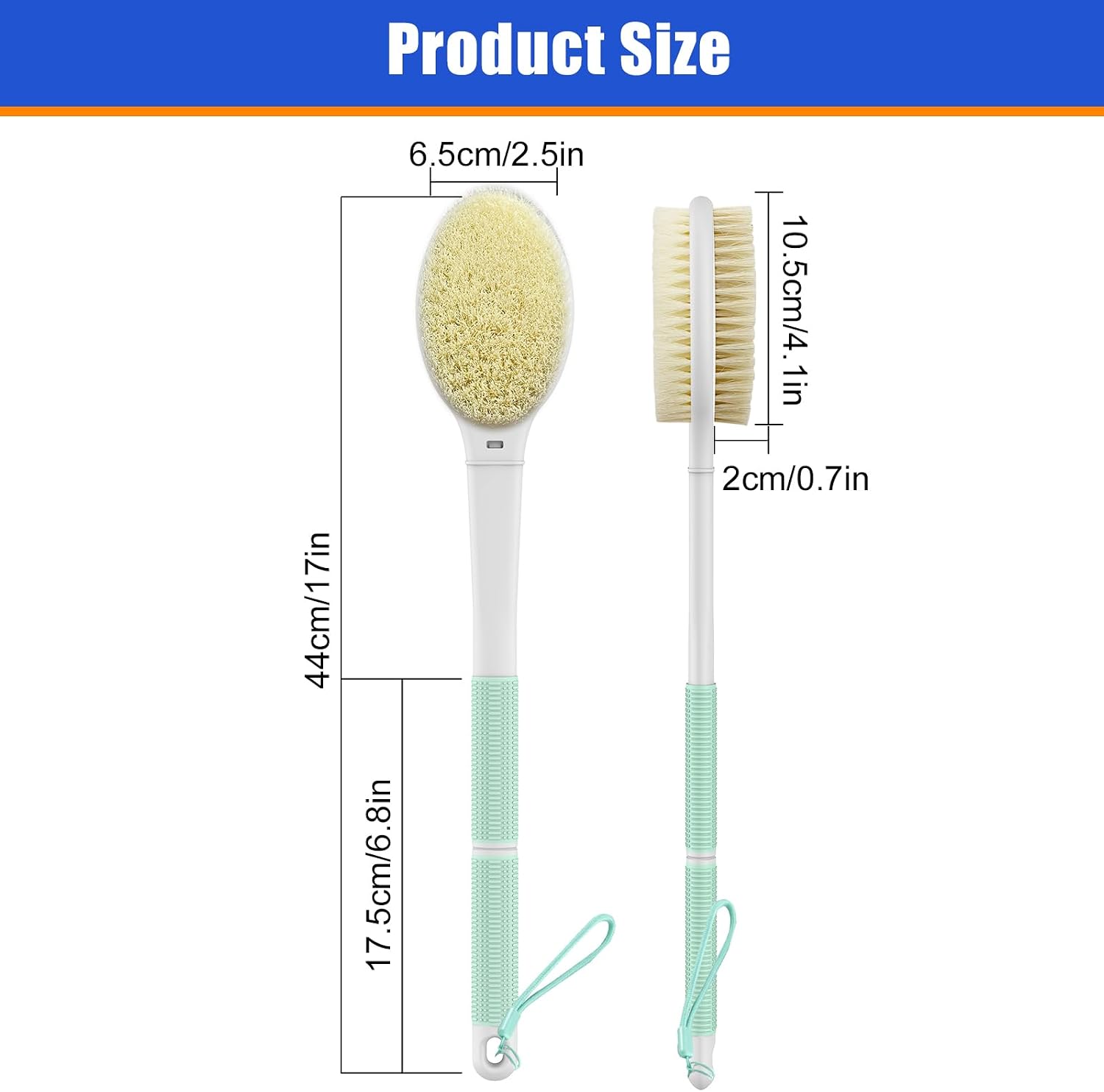 Thumbnail 3 de MOXYOY Back Scrubber 44cm Exfoliating Brush