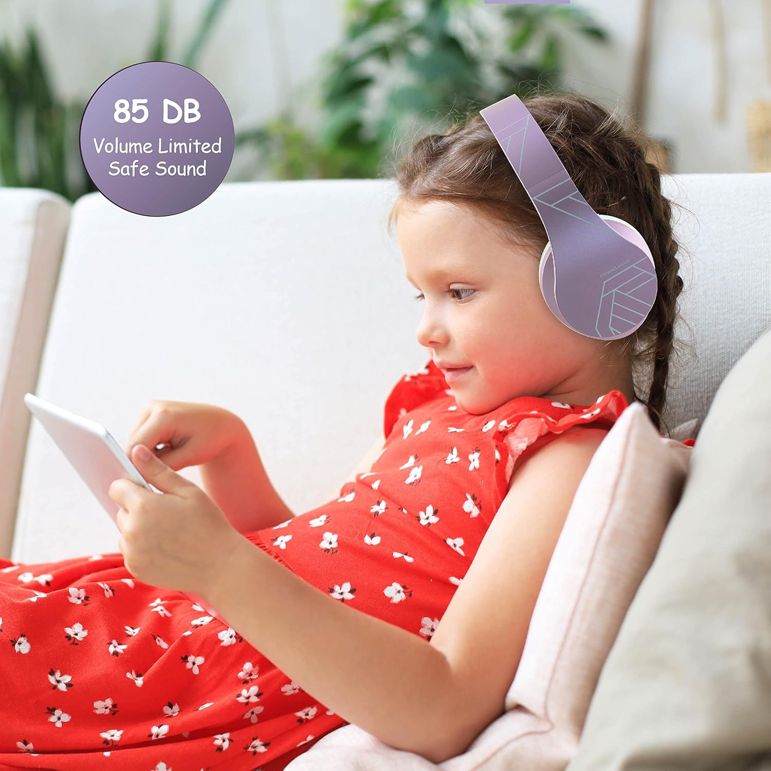 Thumbnail 3 de PowerLocus Auriculares Niños Bluetooth, Plegables y Limitados